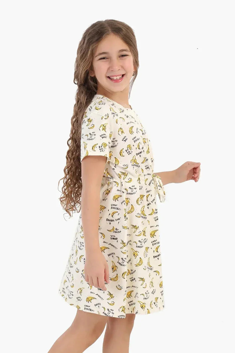 Carina - Girly Bananas Print Nightgown 2