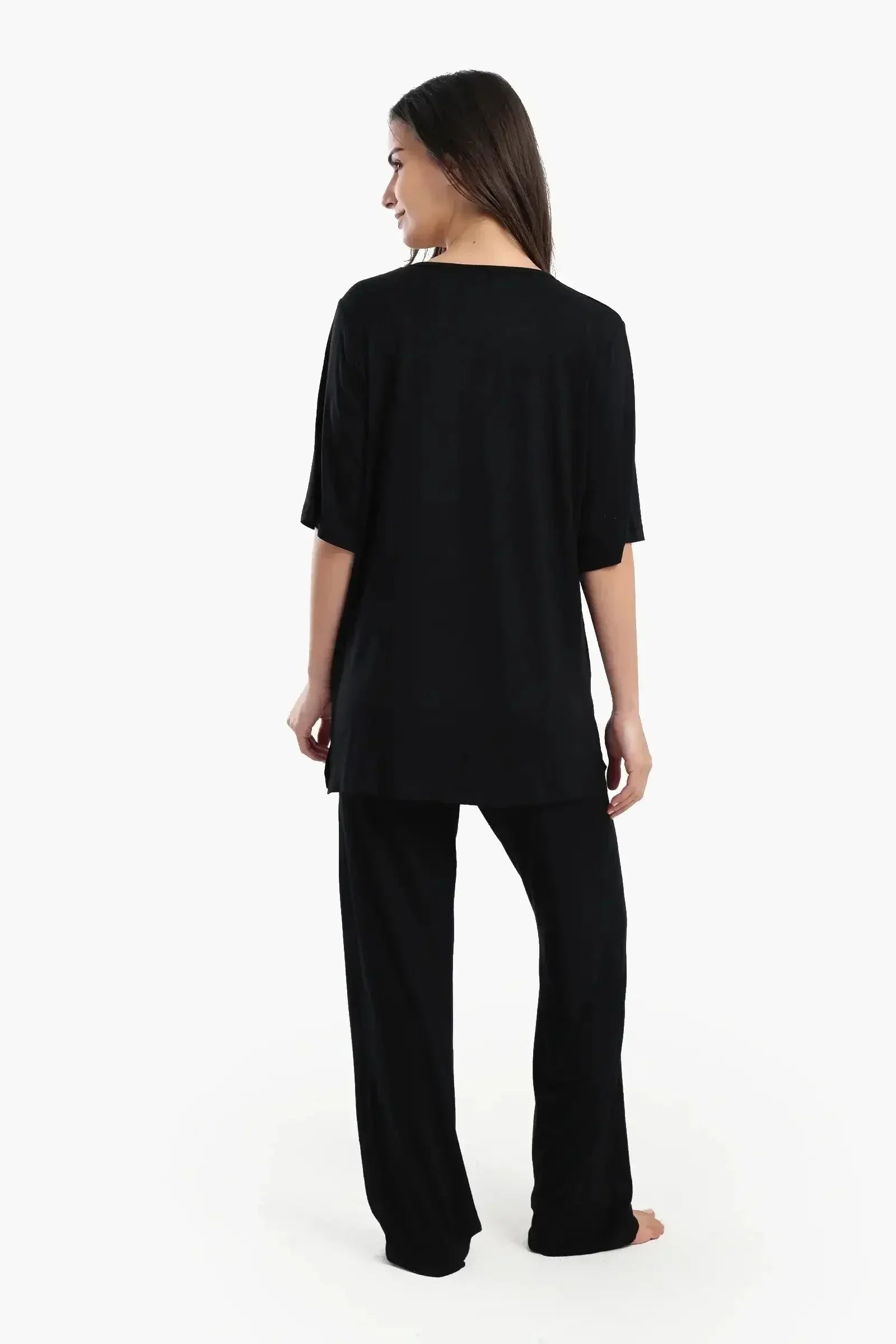 Carina - Pyjama Set with Keyhole Top 4