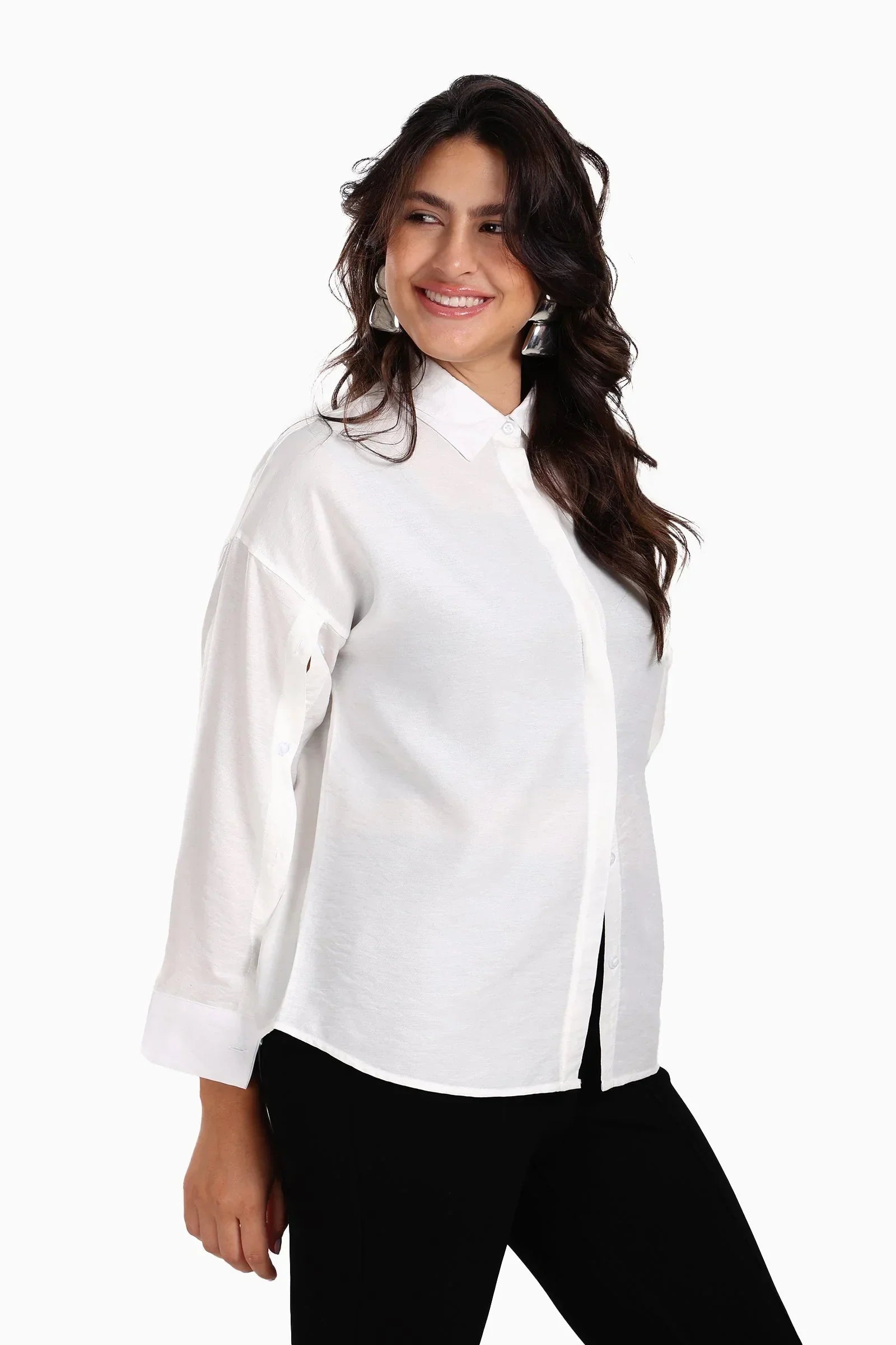 Clue - Long Sleeve Cotton Shirt 6