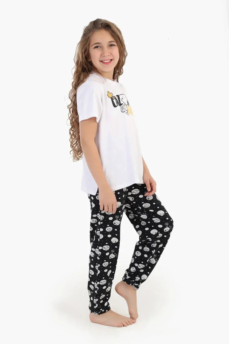 Carina - Girly Snoopy Printed Pyjama Set 4