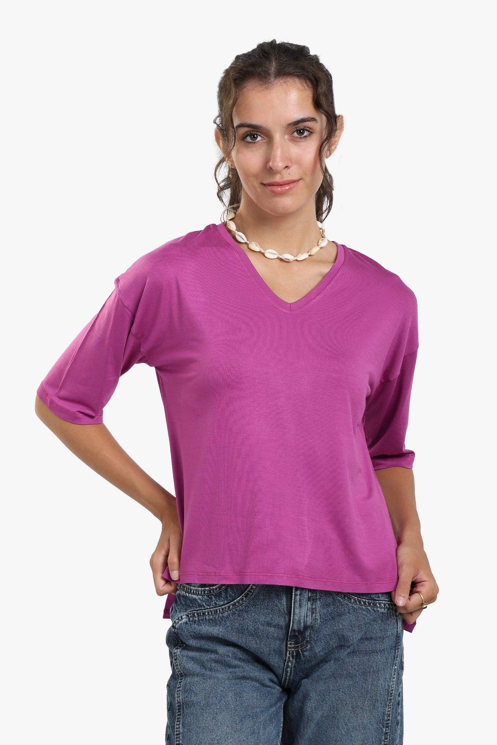 Carina - Relaxed Viscose Top 1