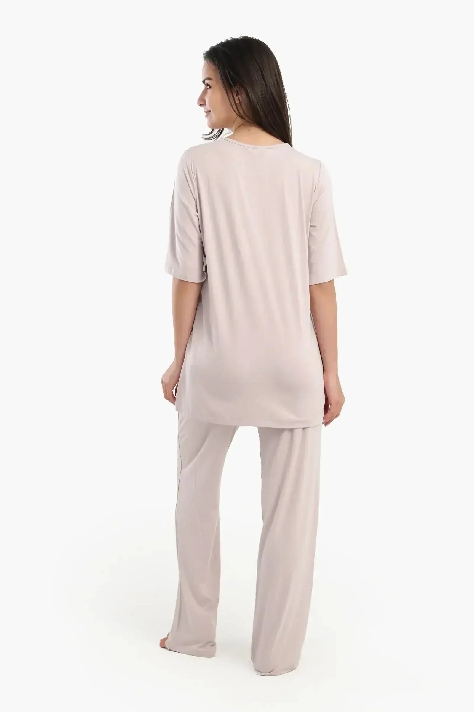 Carina - Pyjama Set with Keyhole Top 2