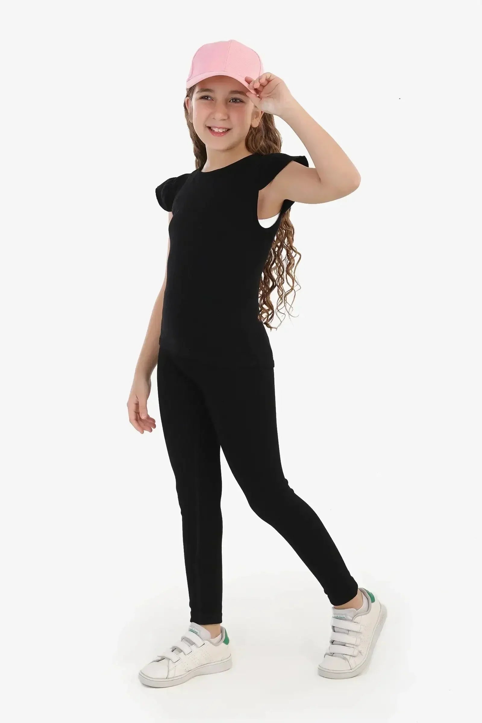Carina - Girly Ribbed Ruffle Top 24