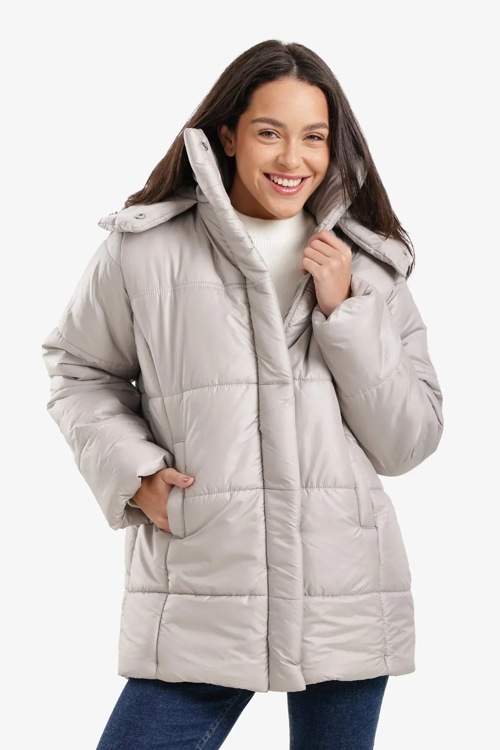 Clue - Hooded Long Puffer Jacket 5