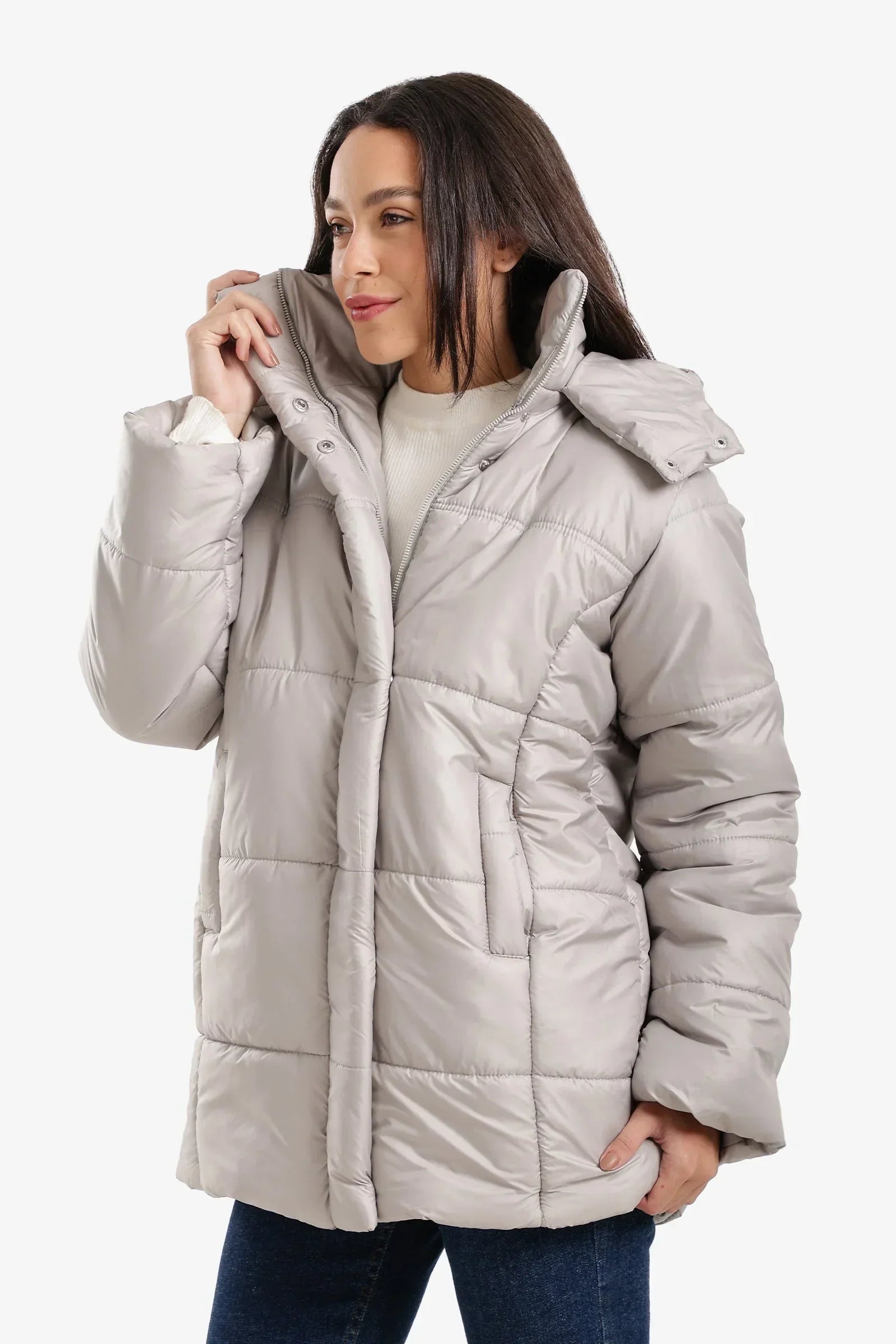 Clue - Hooded Long Puffer Jacket 6