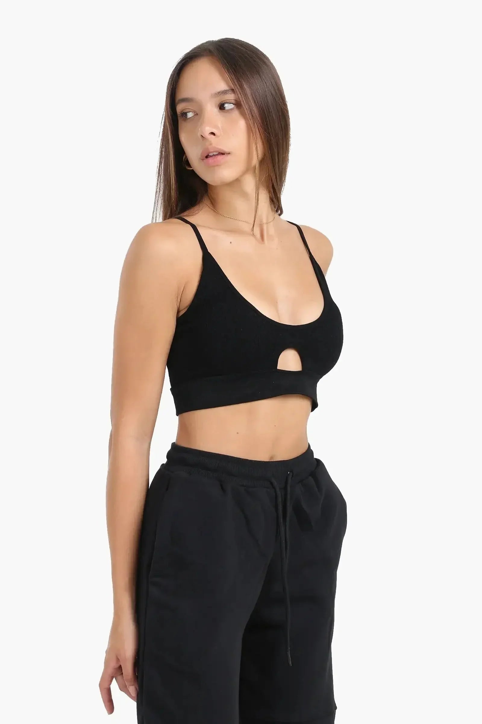 Carina - Soft Bra with Keyhole Design 2