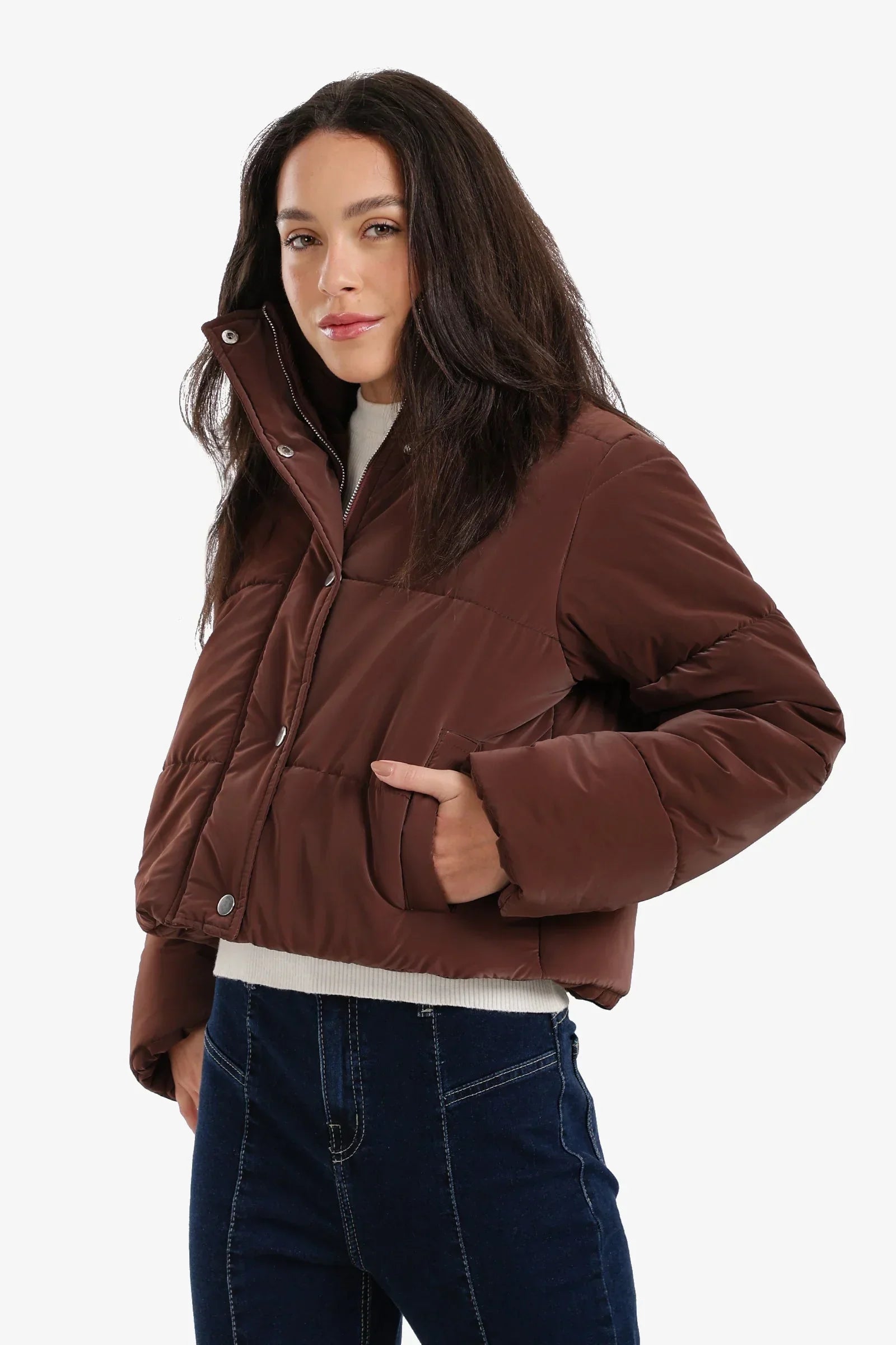 Clue - Cropped Puffer Jacket 2