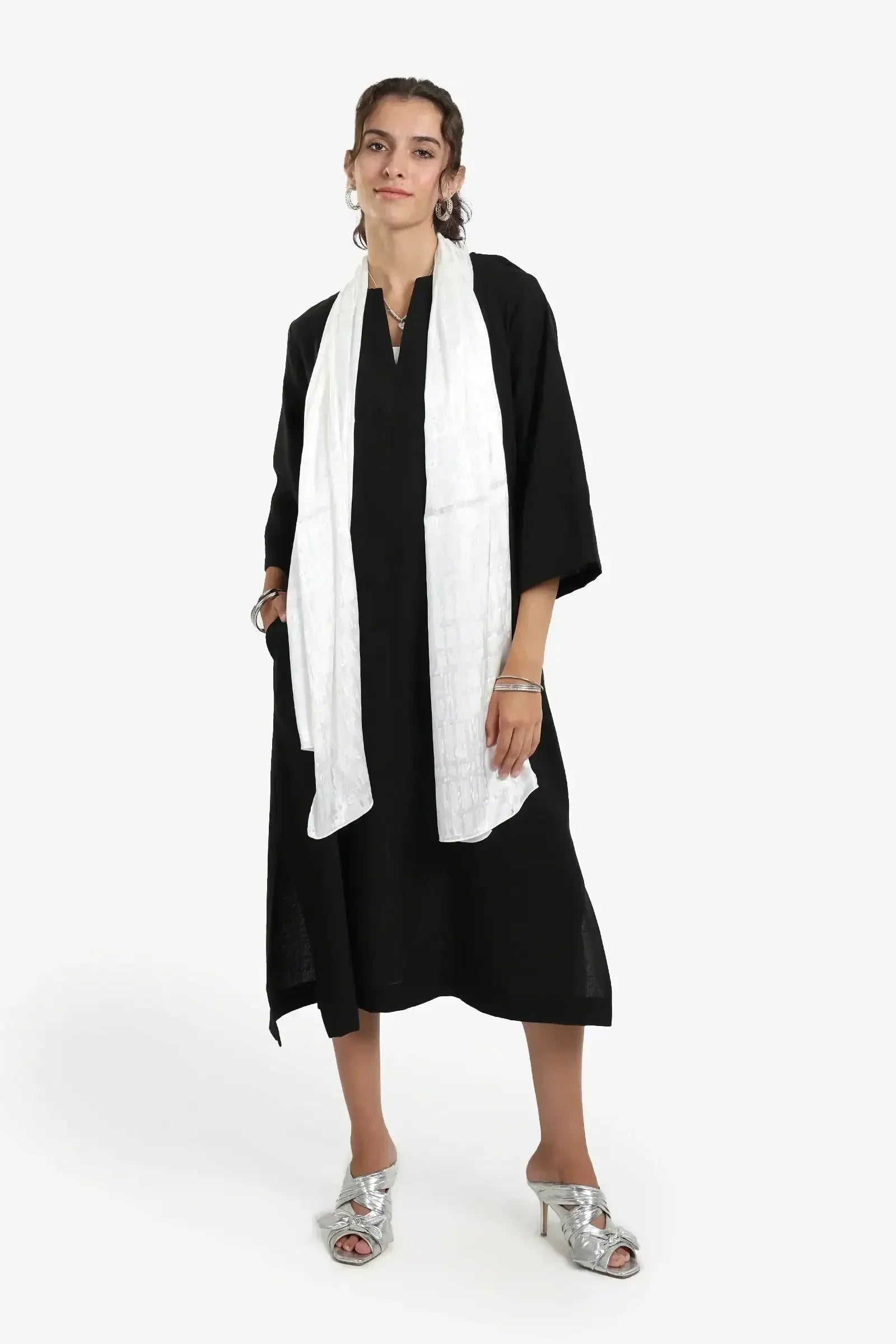 Carina - Silk Crinkle Scarf 5