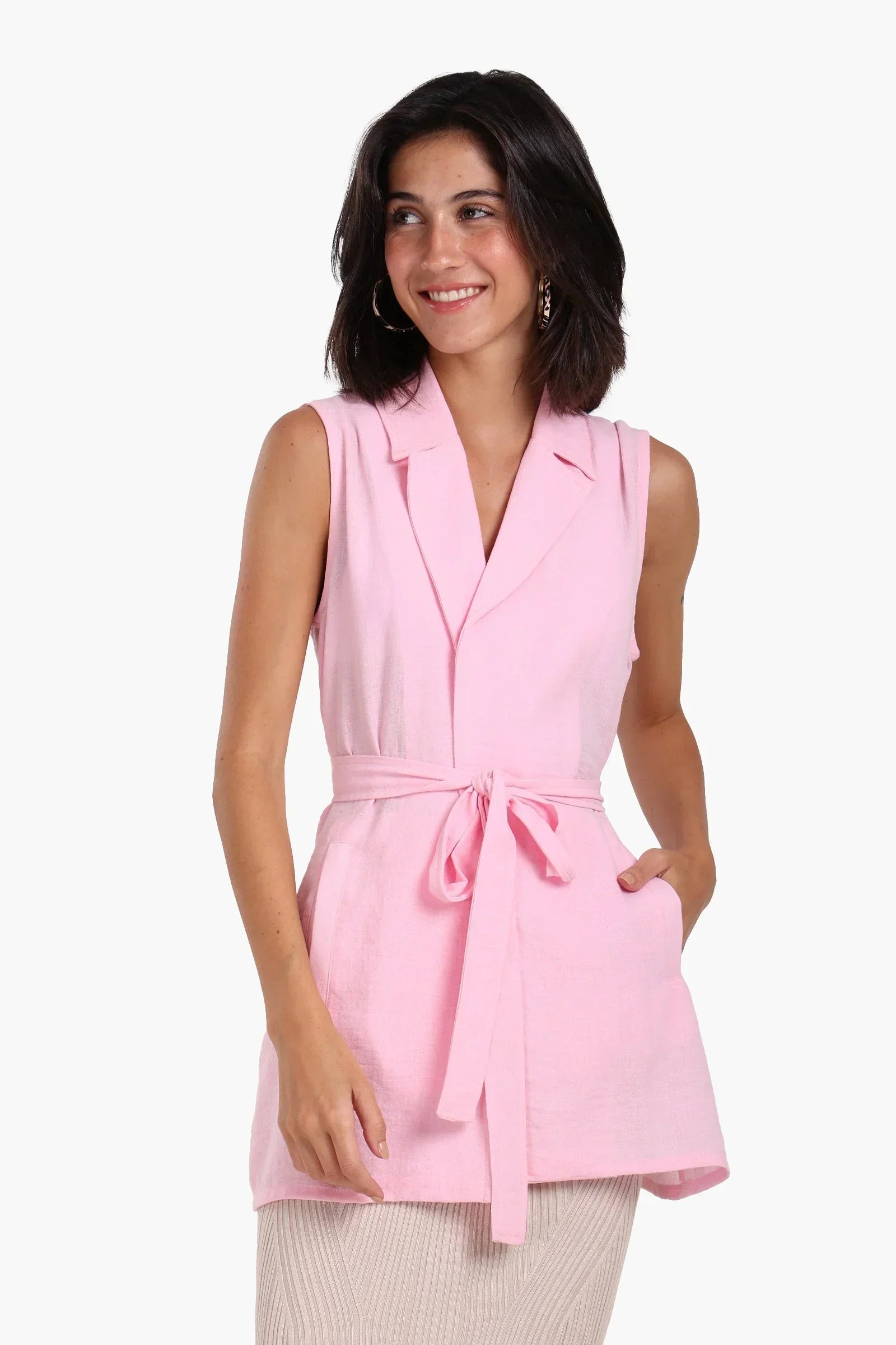 Clue - Sleeveless Tencel Vest 5