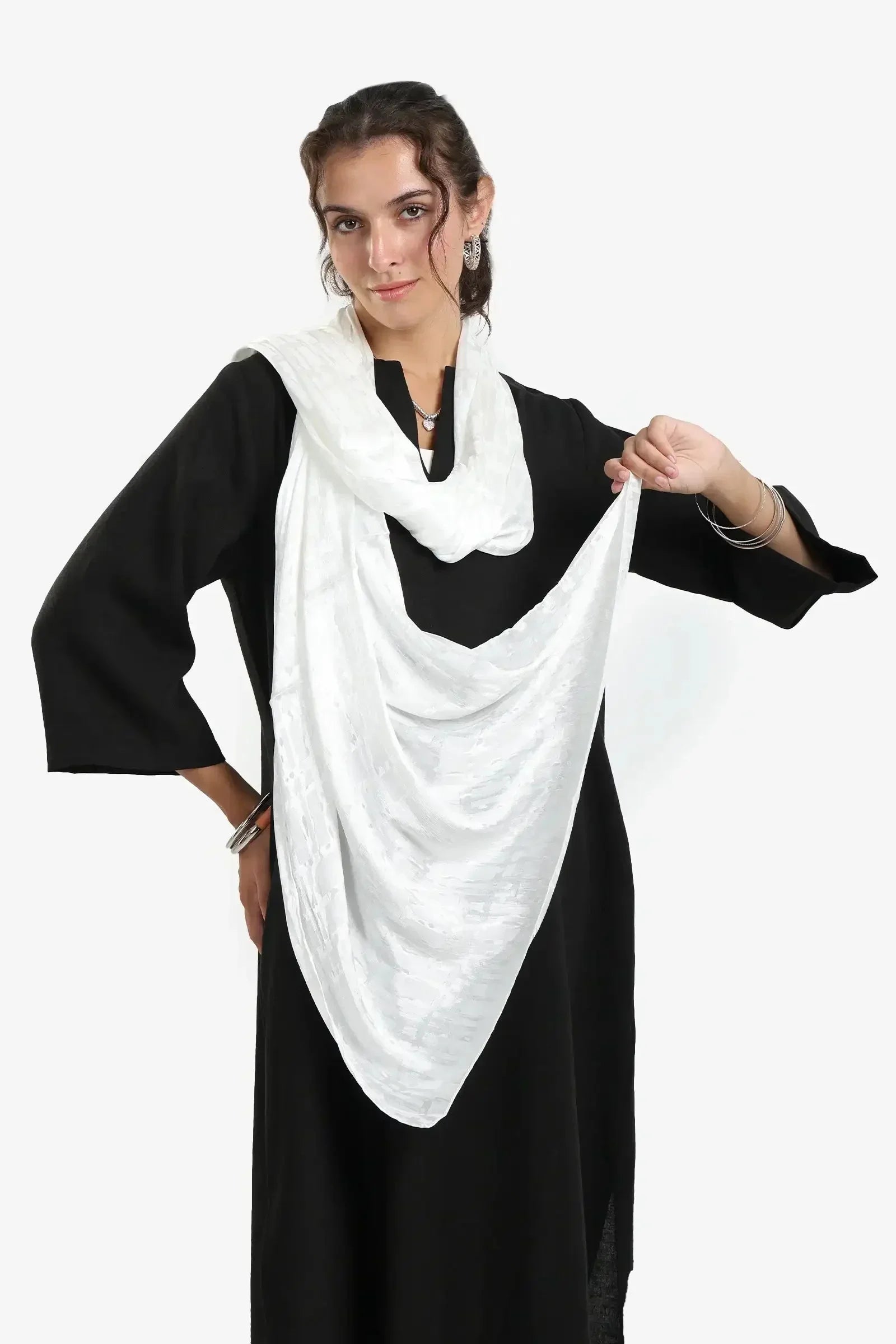 Carina - Silk Crinkle Scarf 4