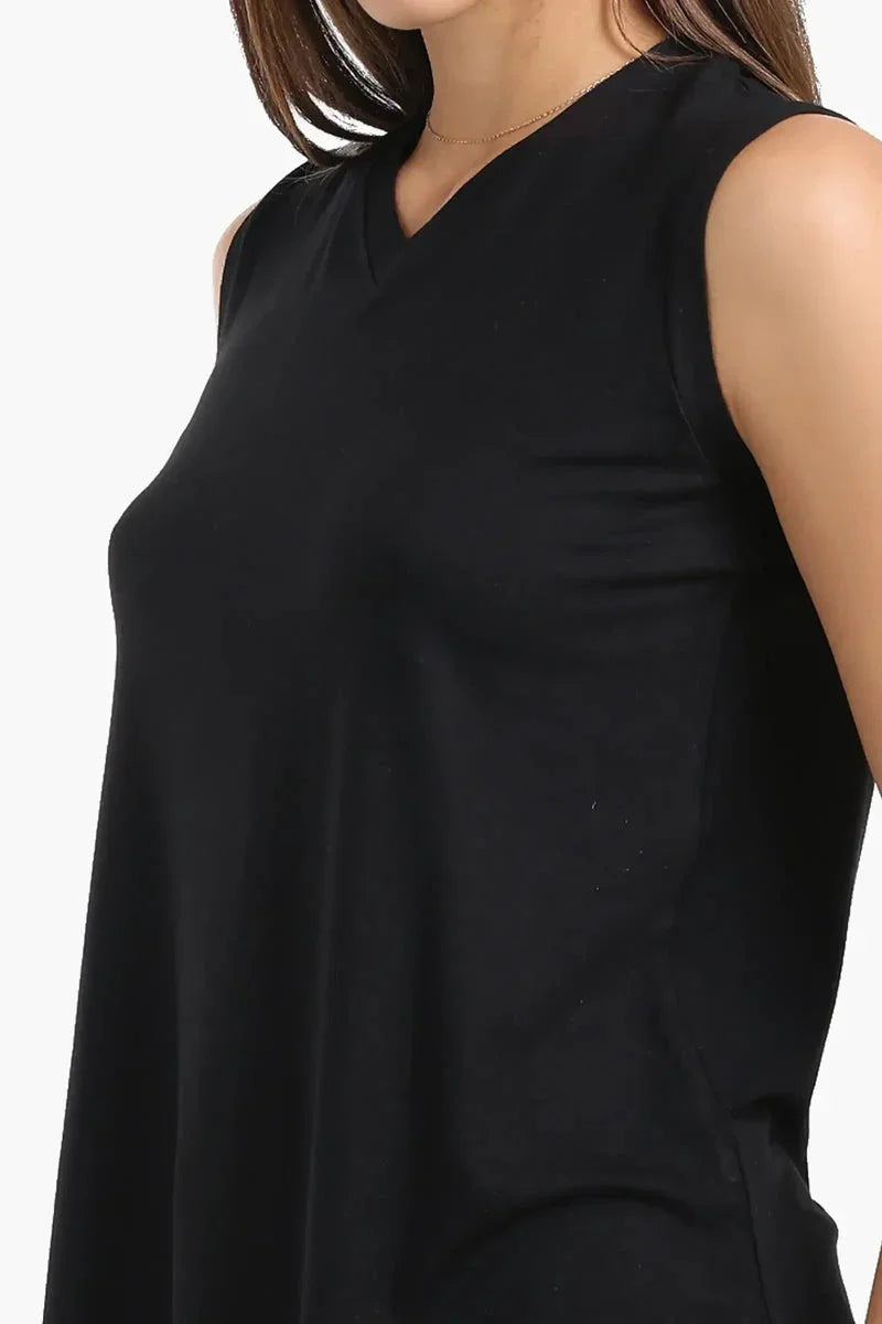 Carina - V-Neck Sleeveless T-Shirt 7
