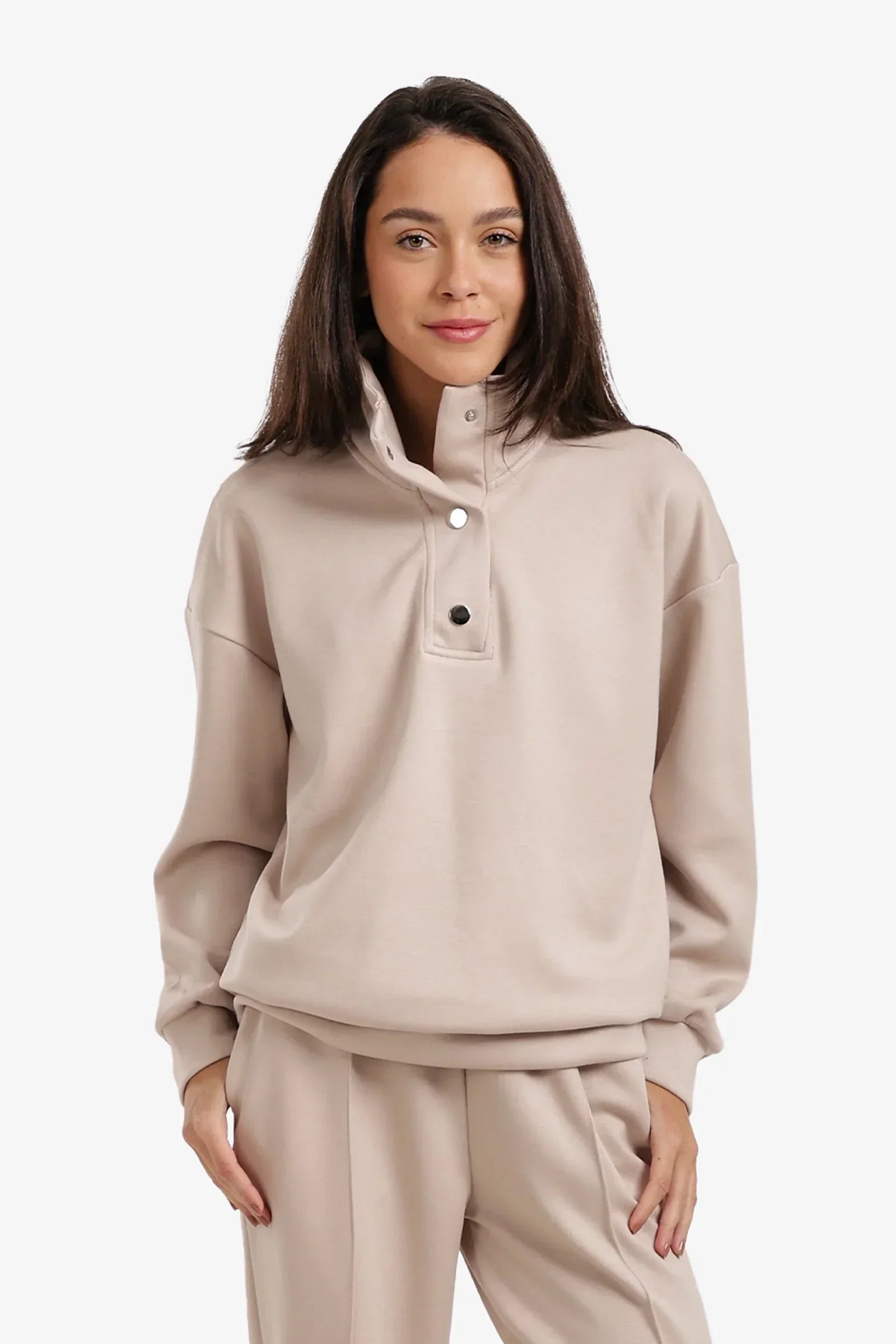 Clue - Stand Collar Lounge Sweatshirt 5