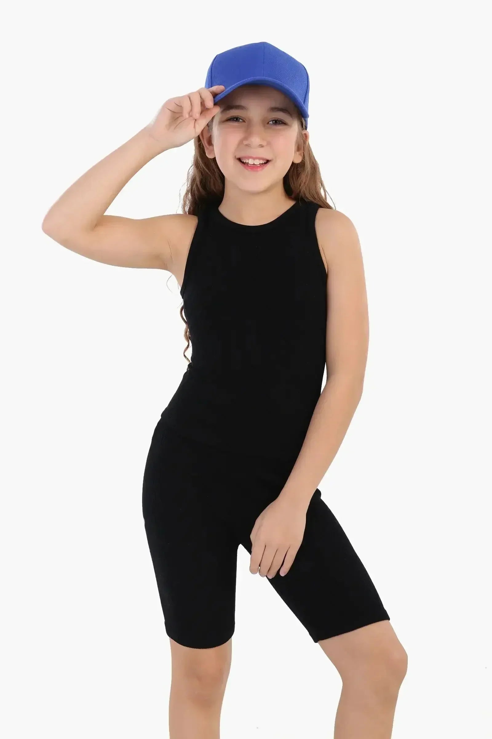 Carina - Girly Ribbed Cycling Shorts 13
