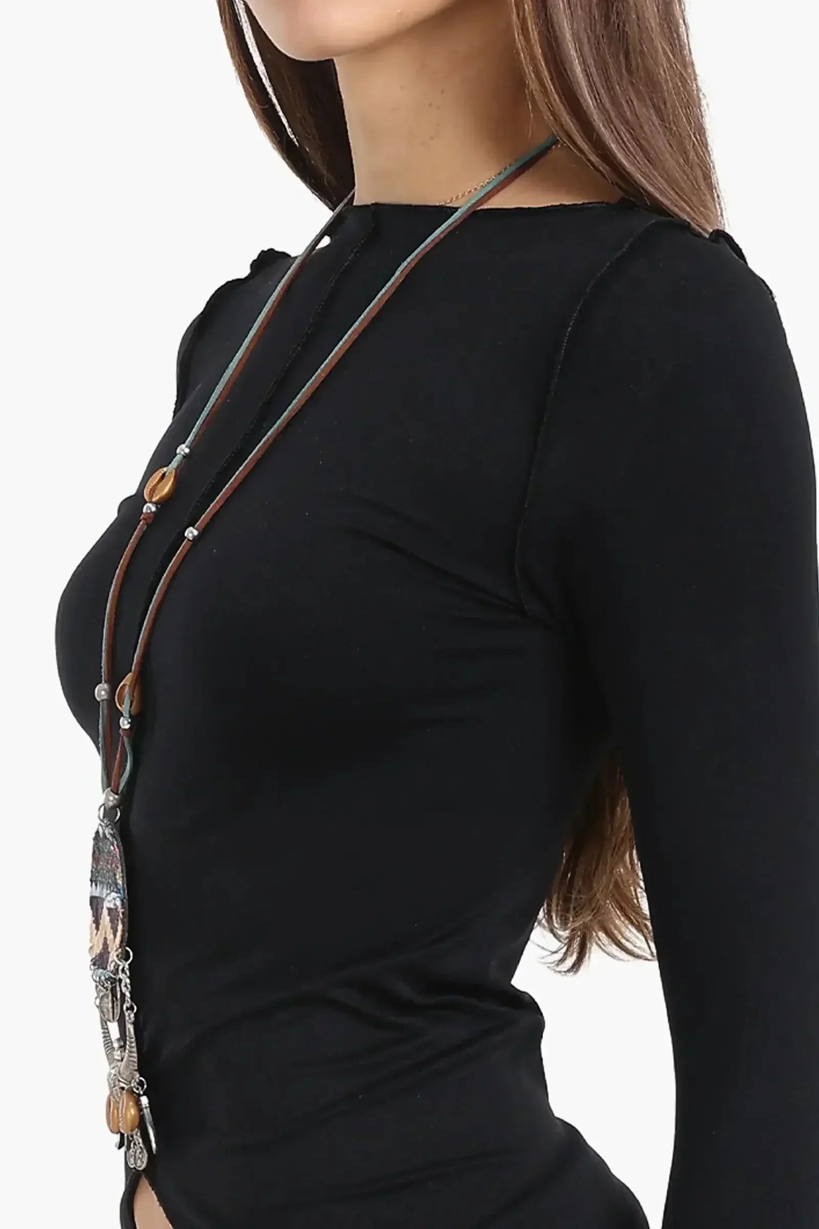 Carina - Seamless Microfiber Piping Top 12