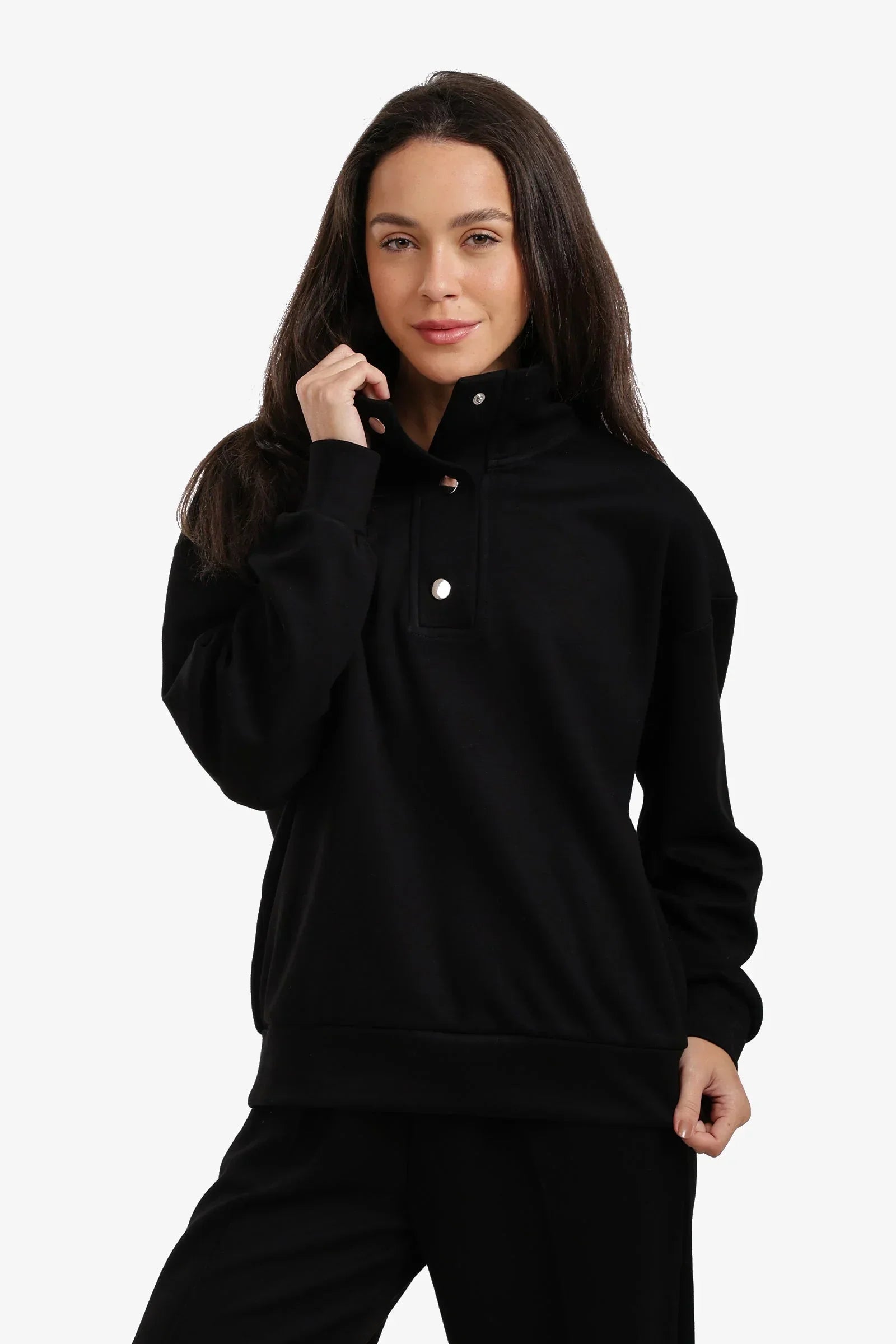 Clue - Stand Collar Lounge Sweatshirt 2