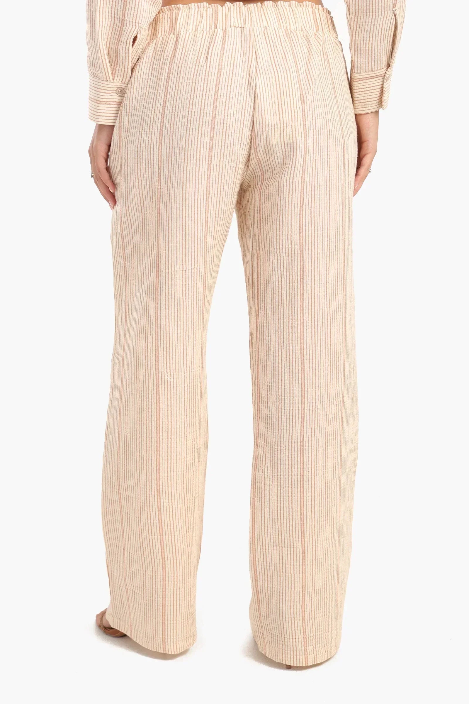 Clue - Striped Wide Leg Pants 3