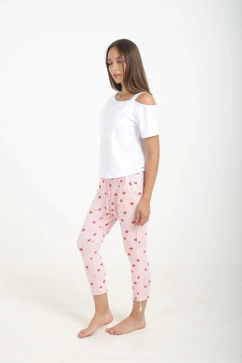 Carina - Pyjama Set with Capri Pants 2