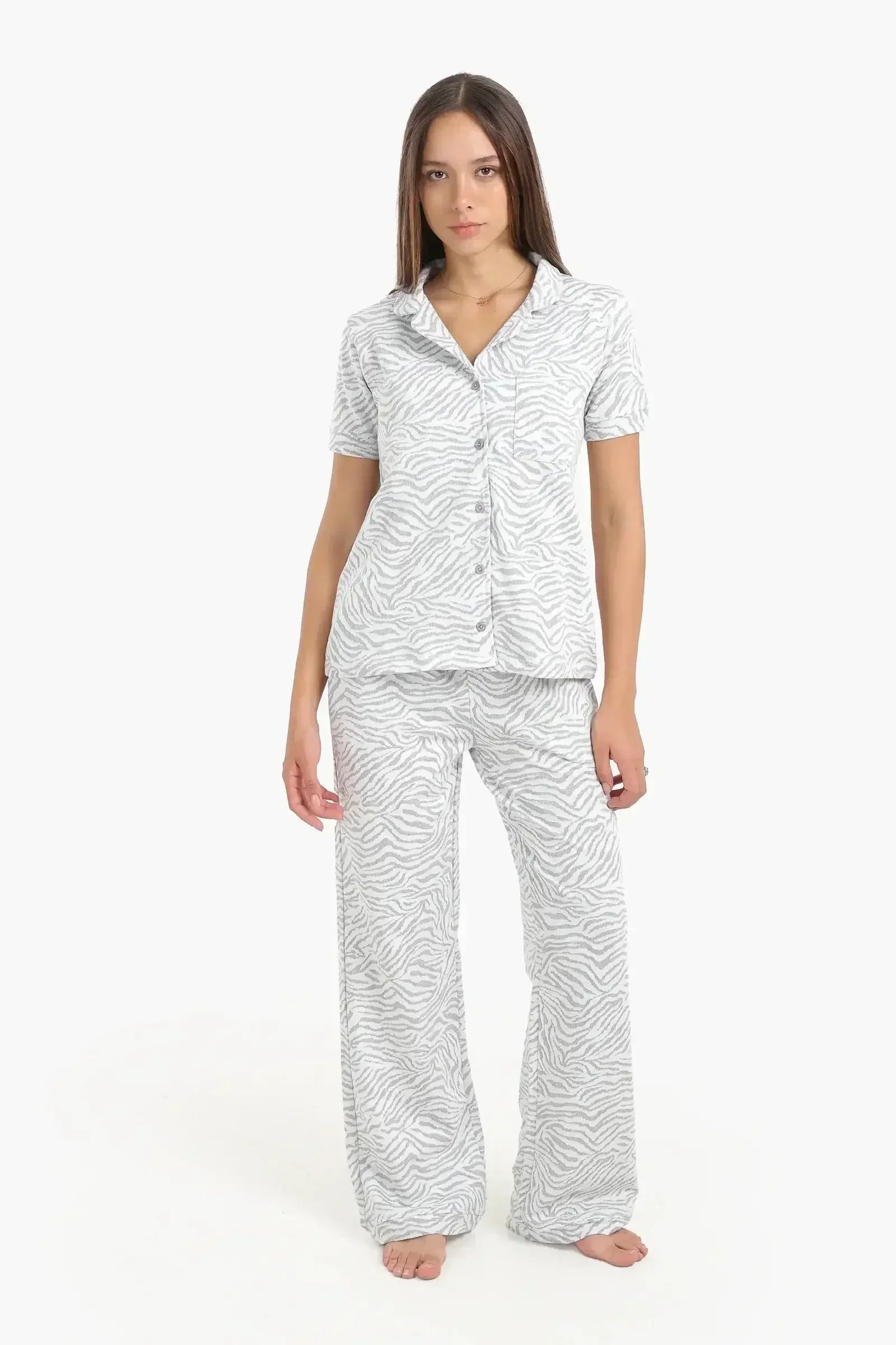 Carina - Animal All Over Print Pyjama Set 4