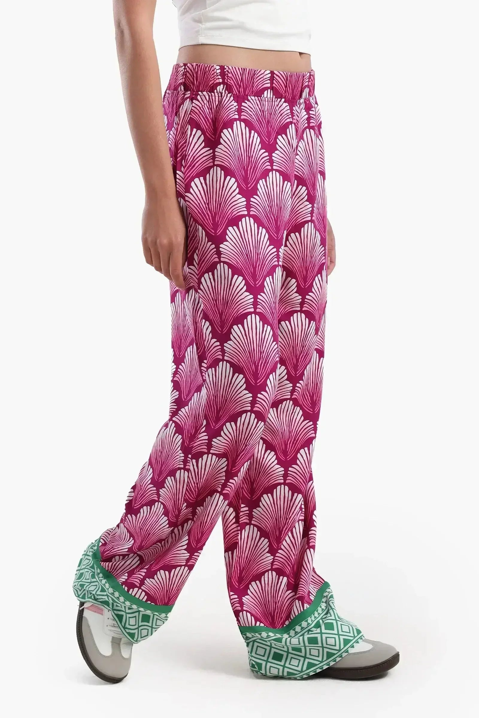 Carina - Shell Printed Pants 3