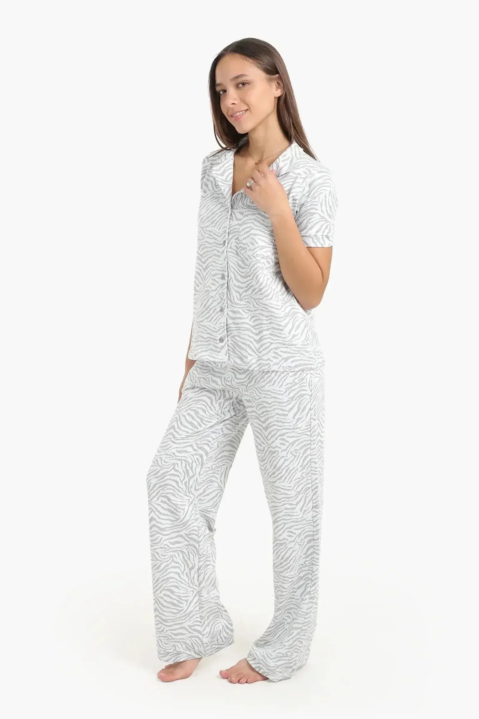 Carina - Animal All Over Print Pyjama Set 3