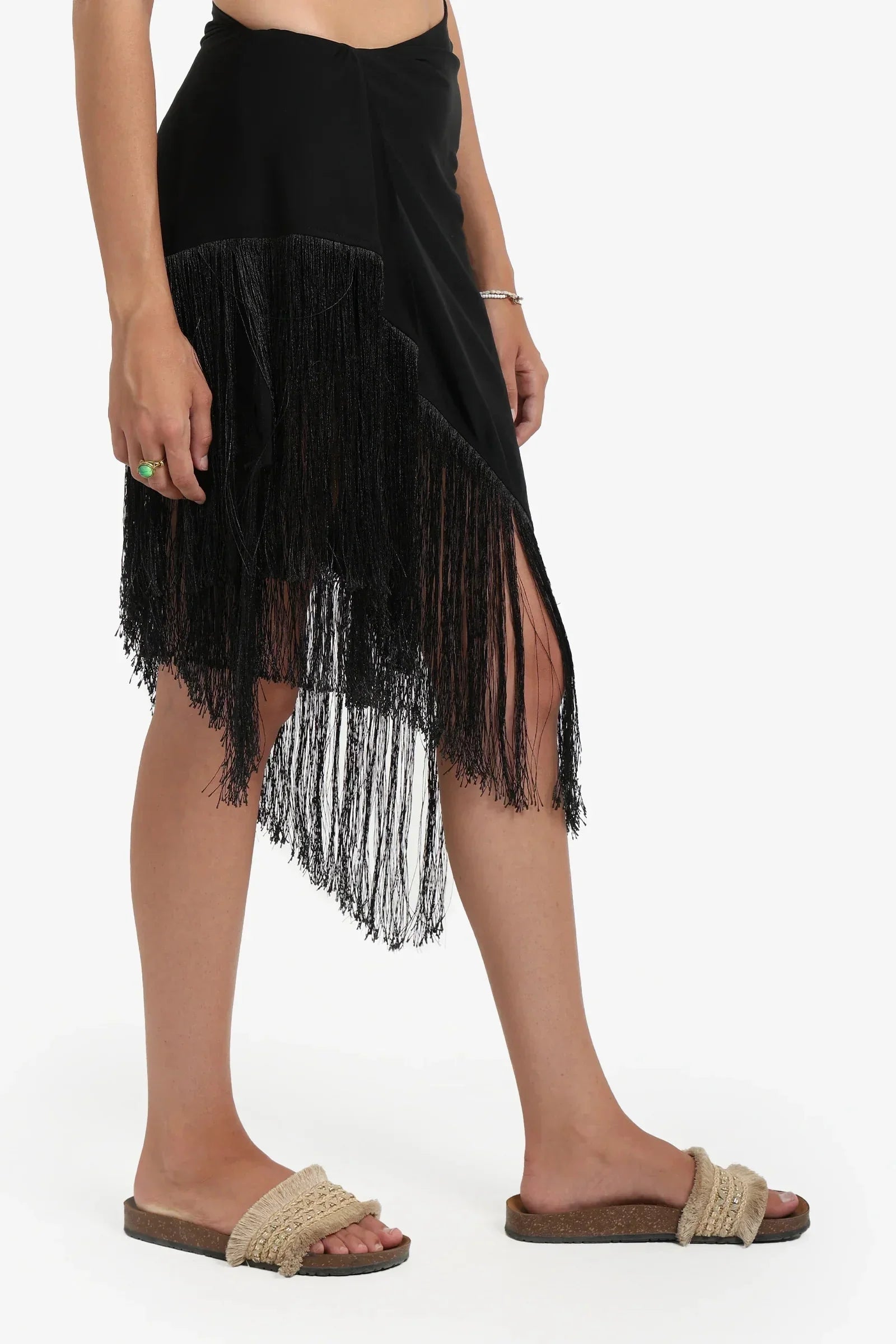 Carina - Fringe Beach Sarong Wrap 2