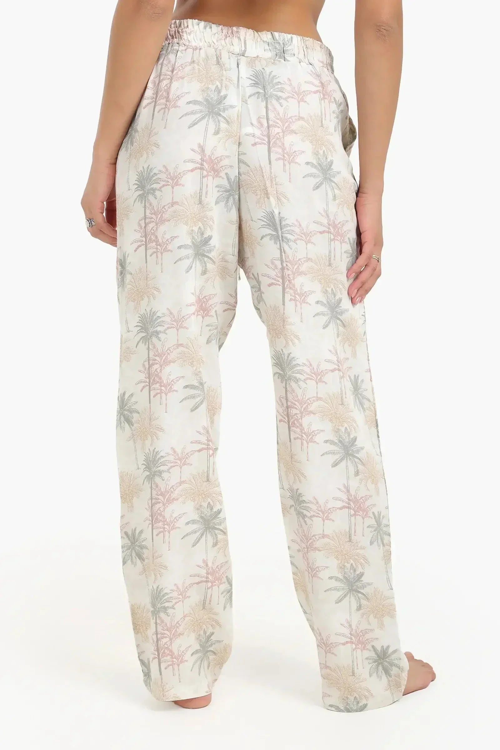 Carina - Palm Printed Pyjama Pants 2