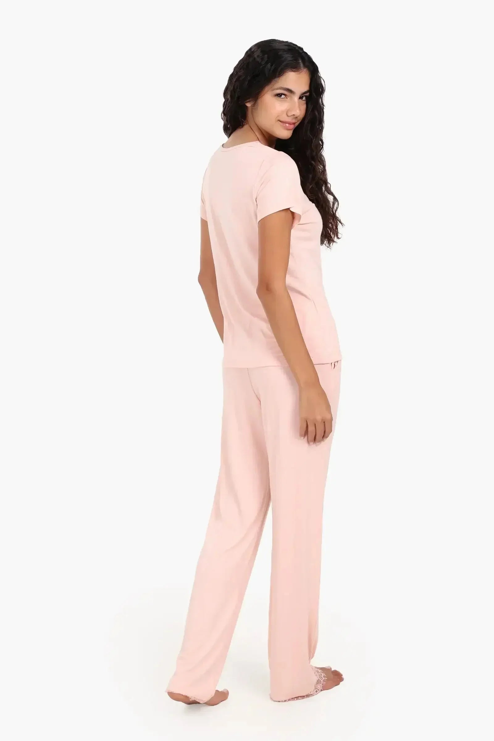 Carina - Pyjama Set with Lace Edges 7