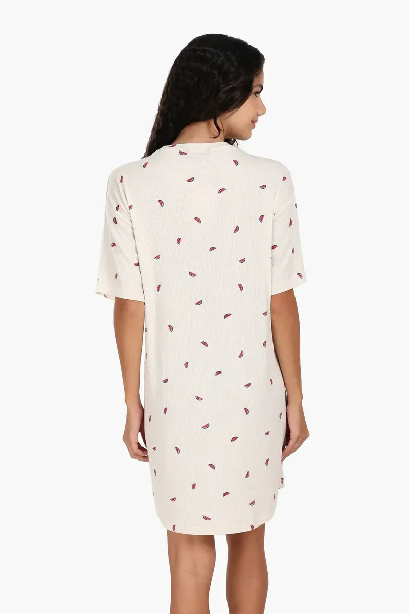 Carina - Watermelon Print Viscose Nightgown 3