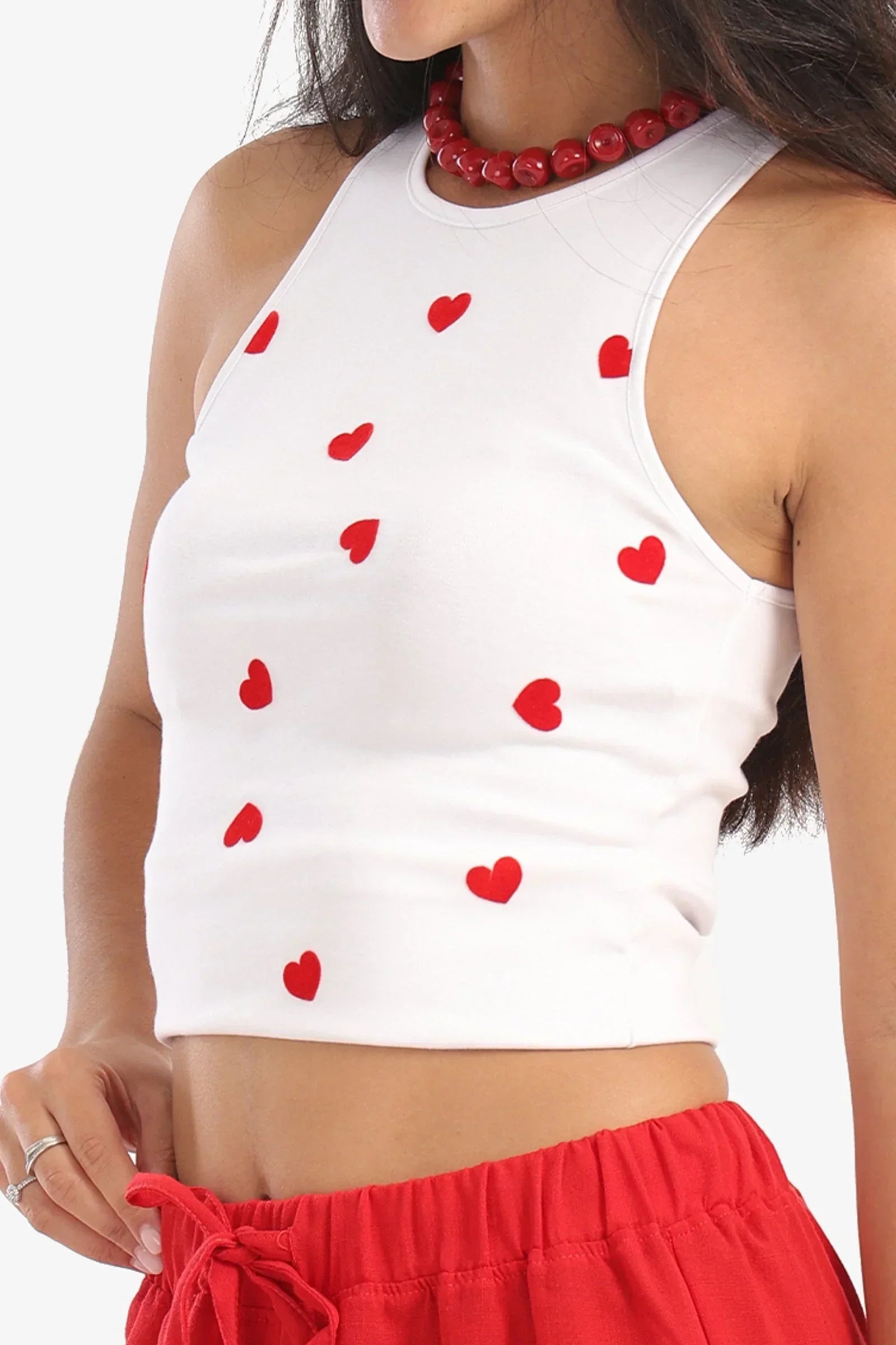 Clue - Heart Prints Top 4