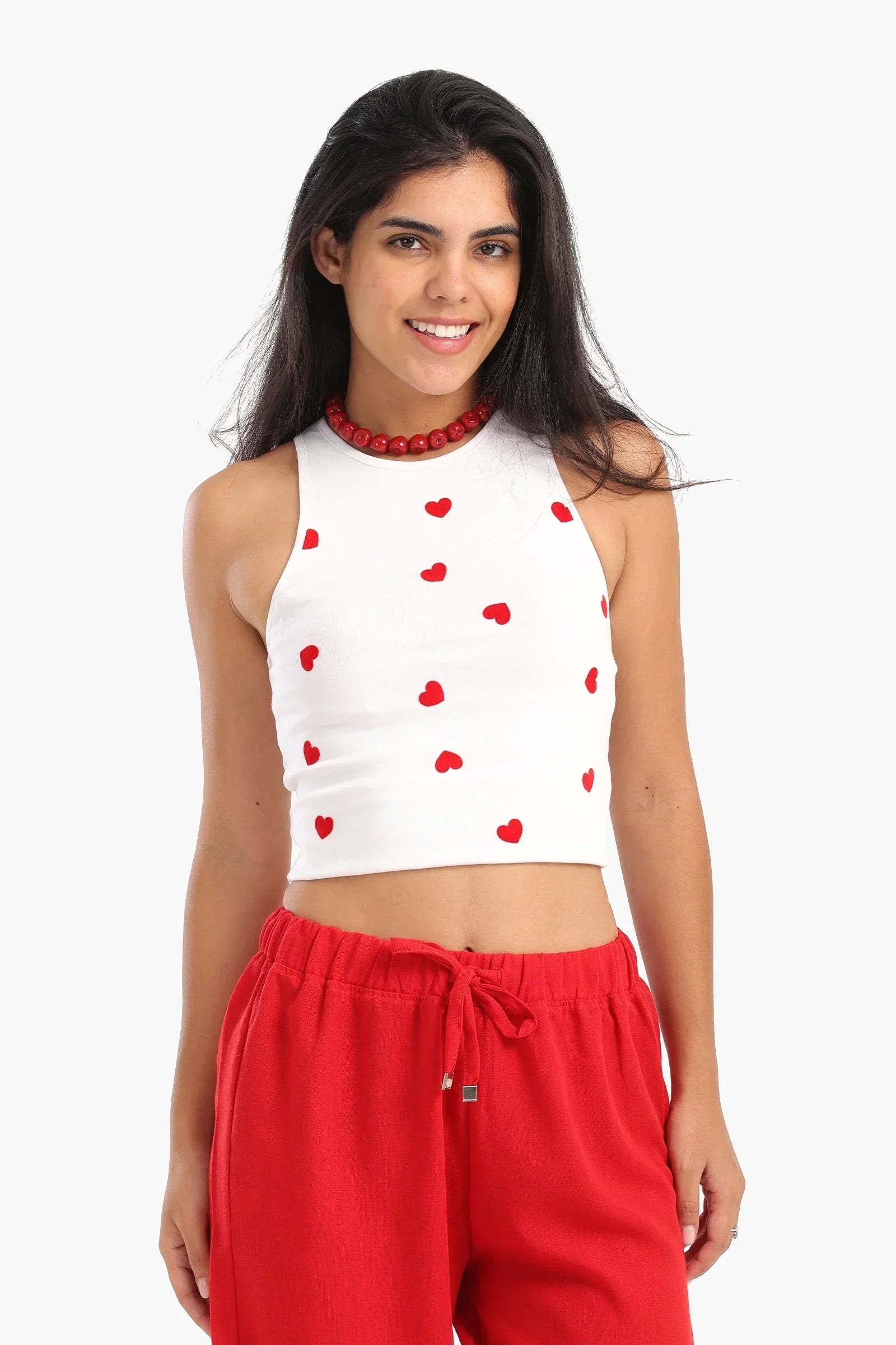 Clue - Heart Prints Top 1