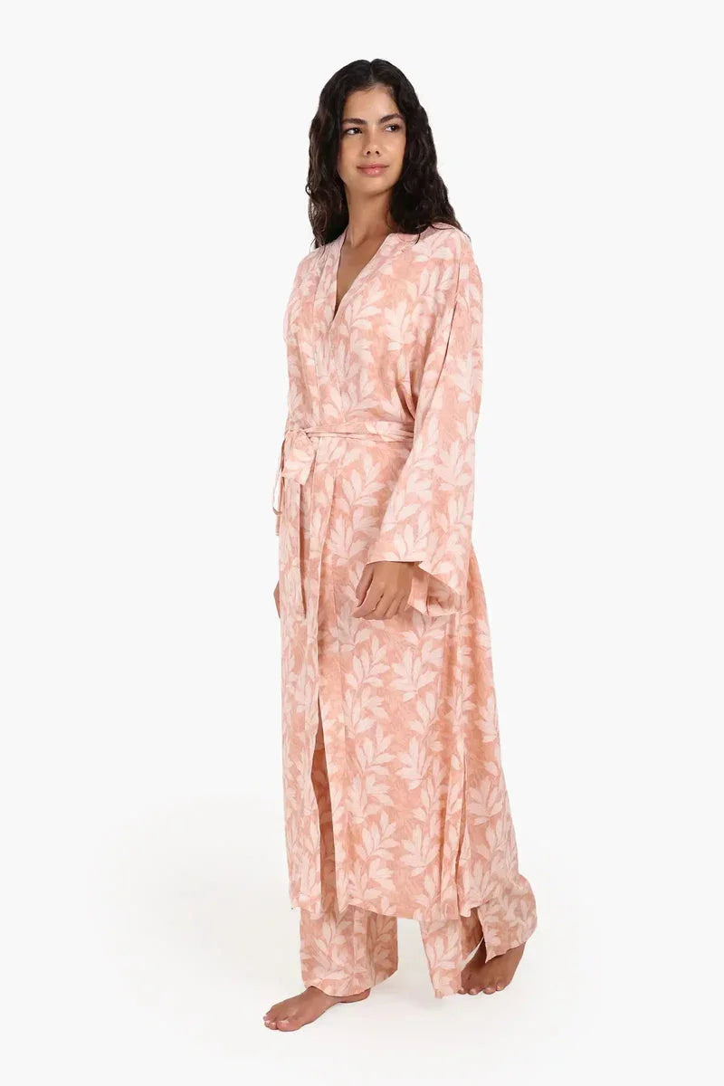 Carina - Printed Midi Robe 3