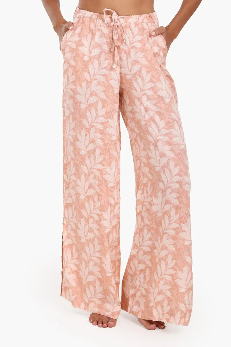 Carina - Printed Wide Leg Pyjama Pants 1