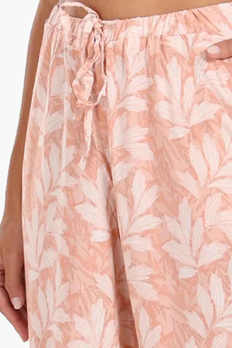 Carina - Printed Wide Leg Pyjama Pants 4
