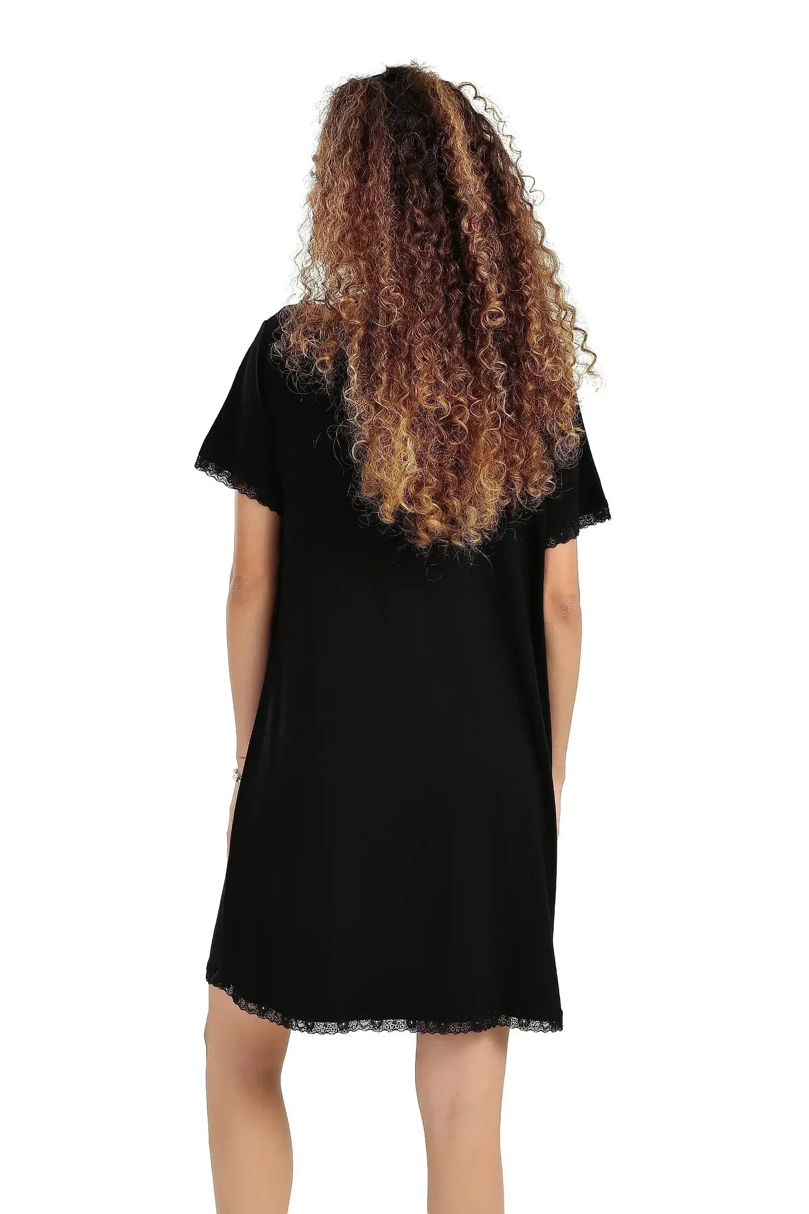 Carina - Lightweight Nightgown with Lace 10