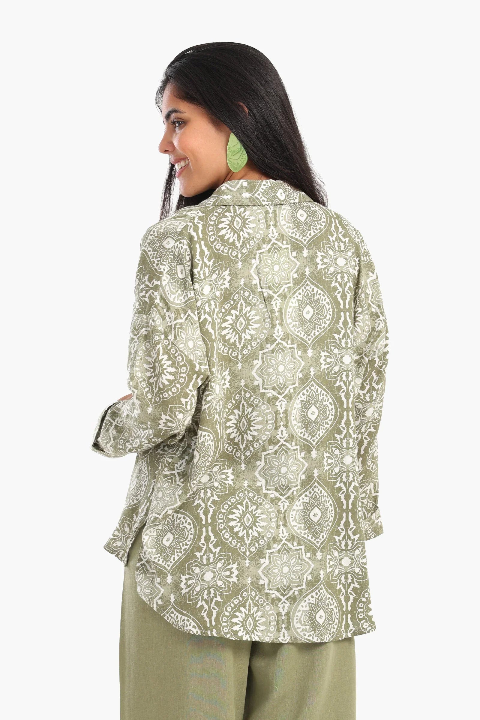 Clue - Classic Printed Blouse 3