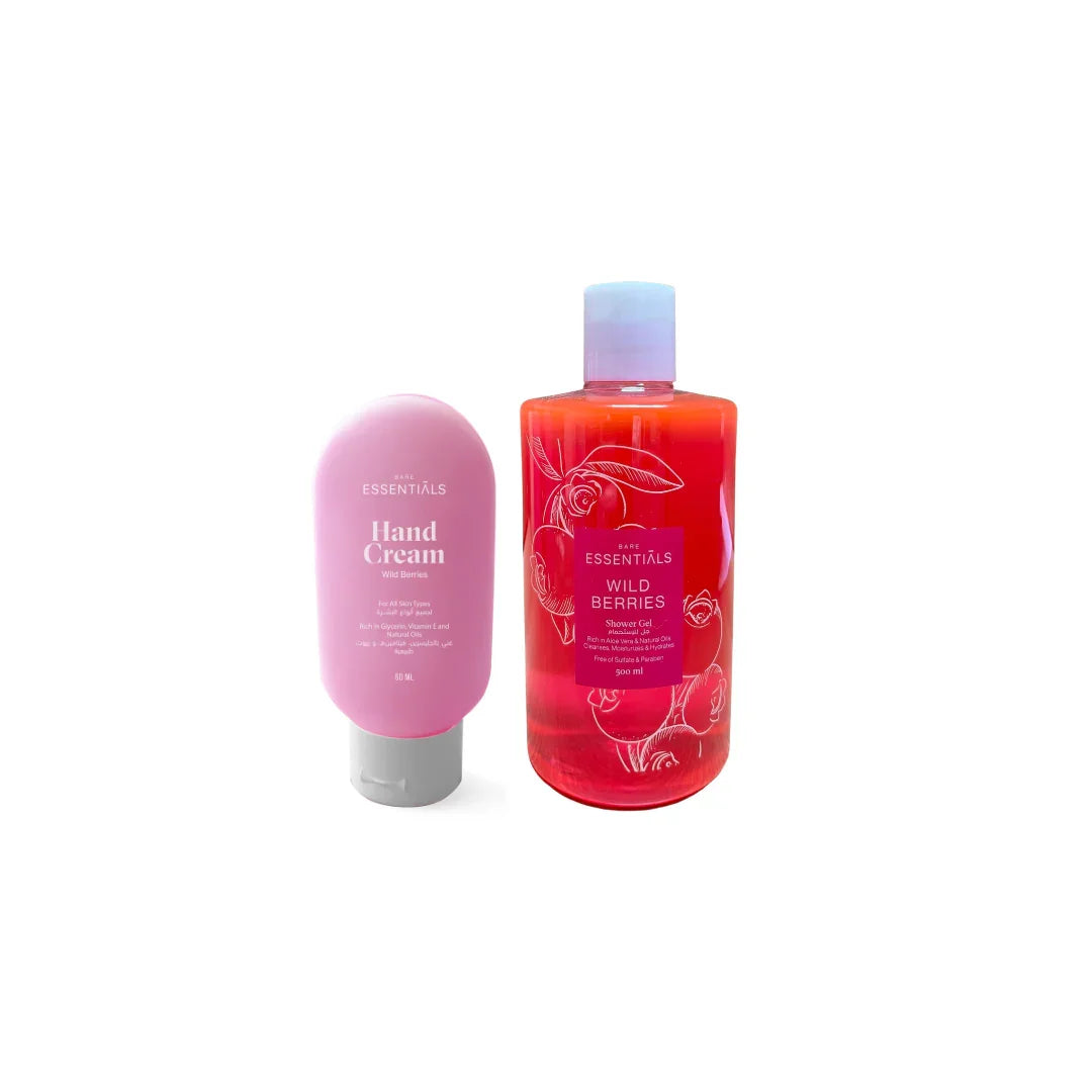 Essentials - Shower Gel Wild Berries & Hand Cream Wild Berries 1
