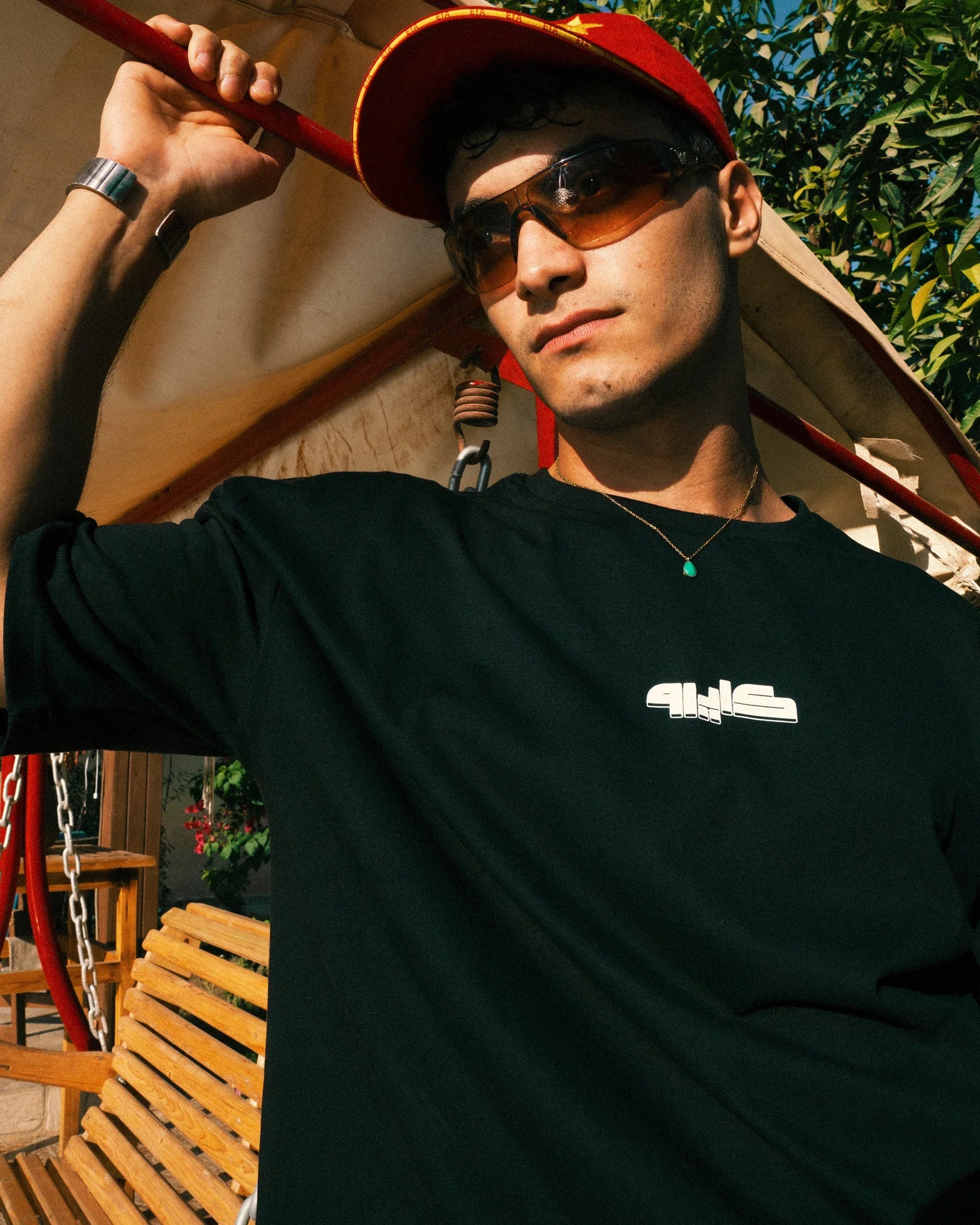 NAS Trends - Cairo Unisex Oversized SS T-Shirt - Black 5