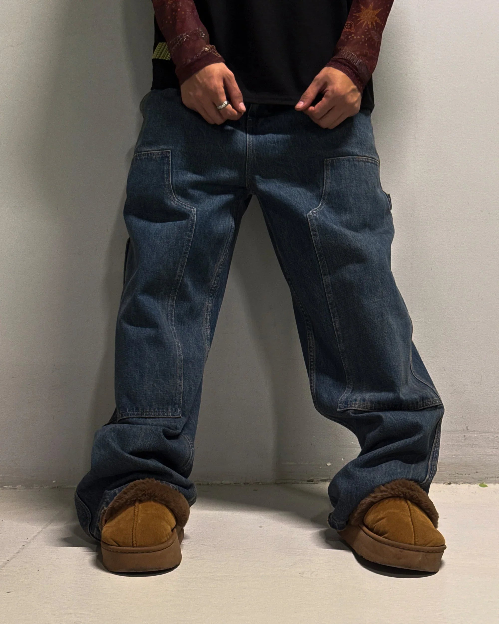 NAS Trends - Carpenter Denim Pant - Dirty Grey 1