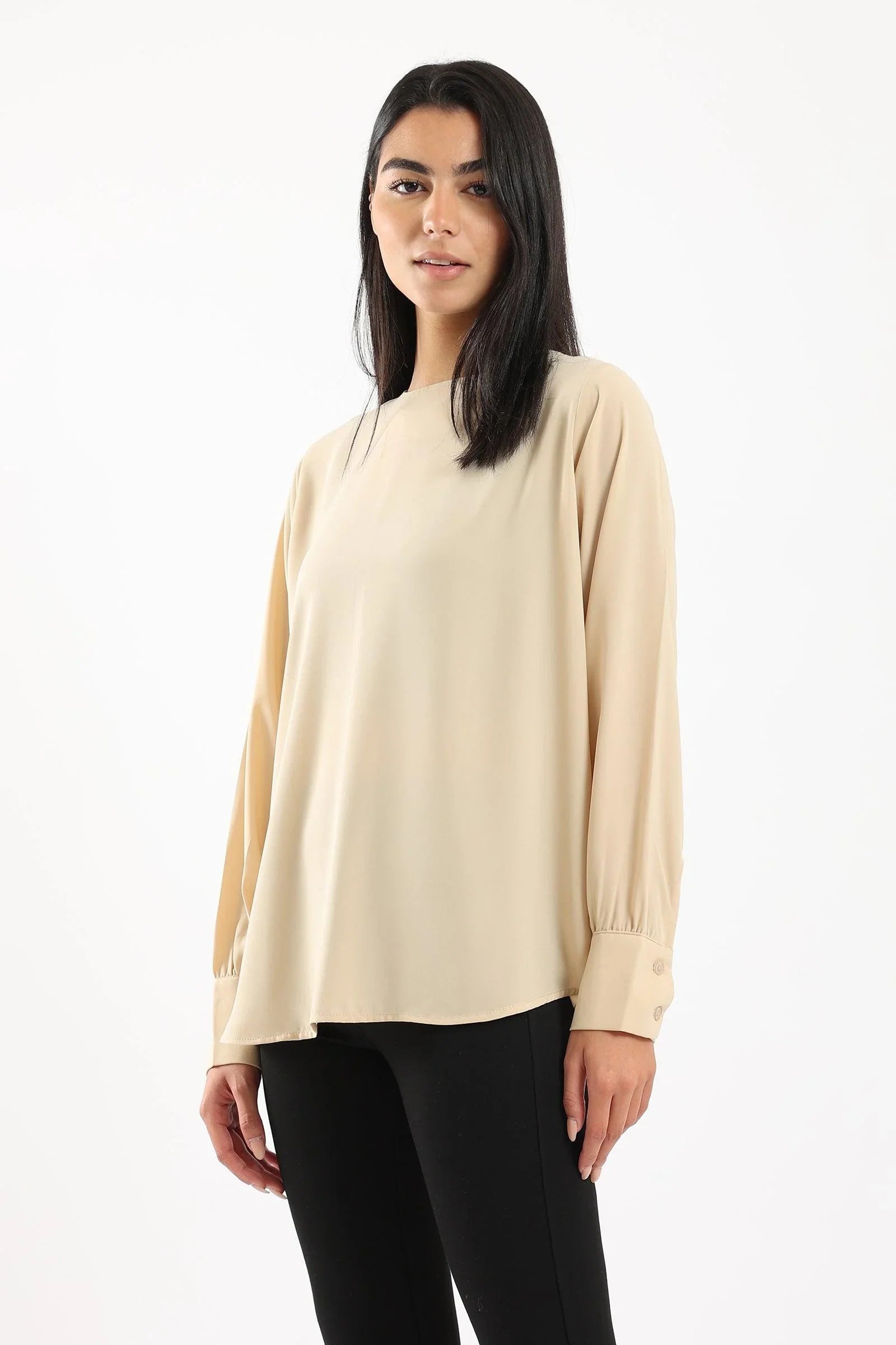 Clue - Blouse with Boat Neckline 1