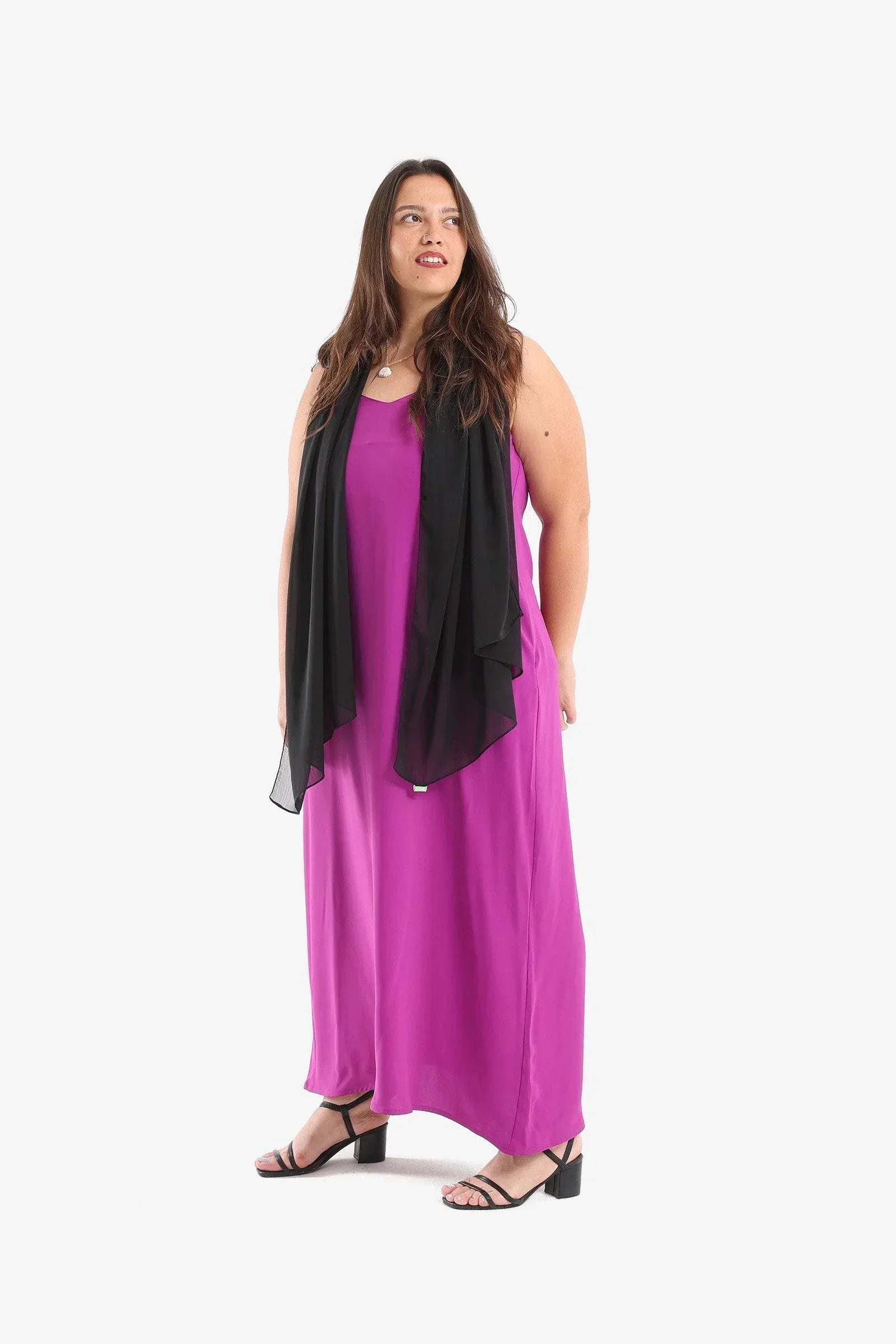Clue - Chiffon Plain Scarf 1
