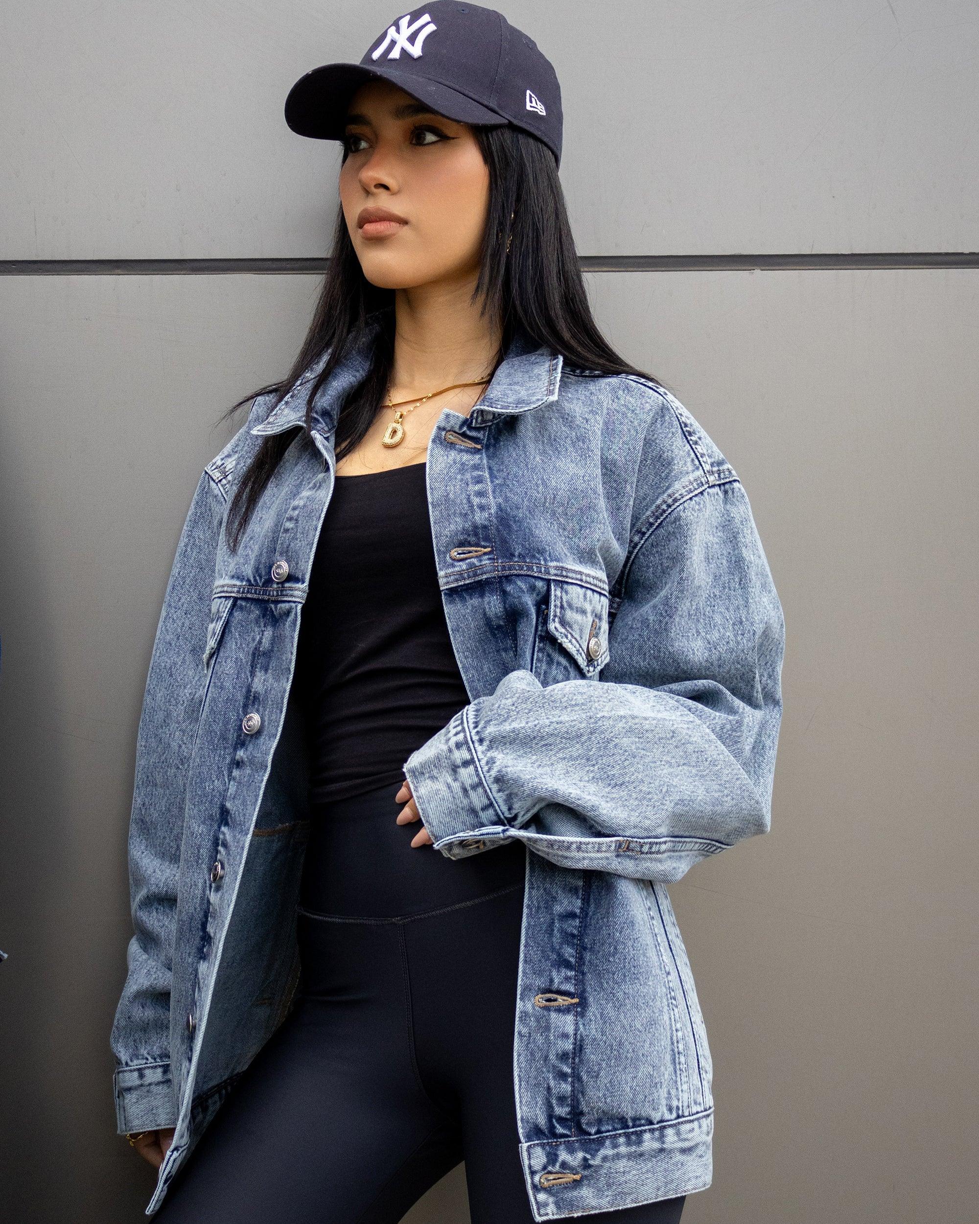 NAS Trends - Women Denim Jacket - Light Blue 2