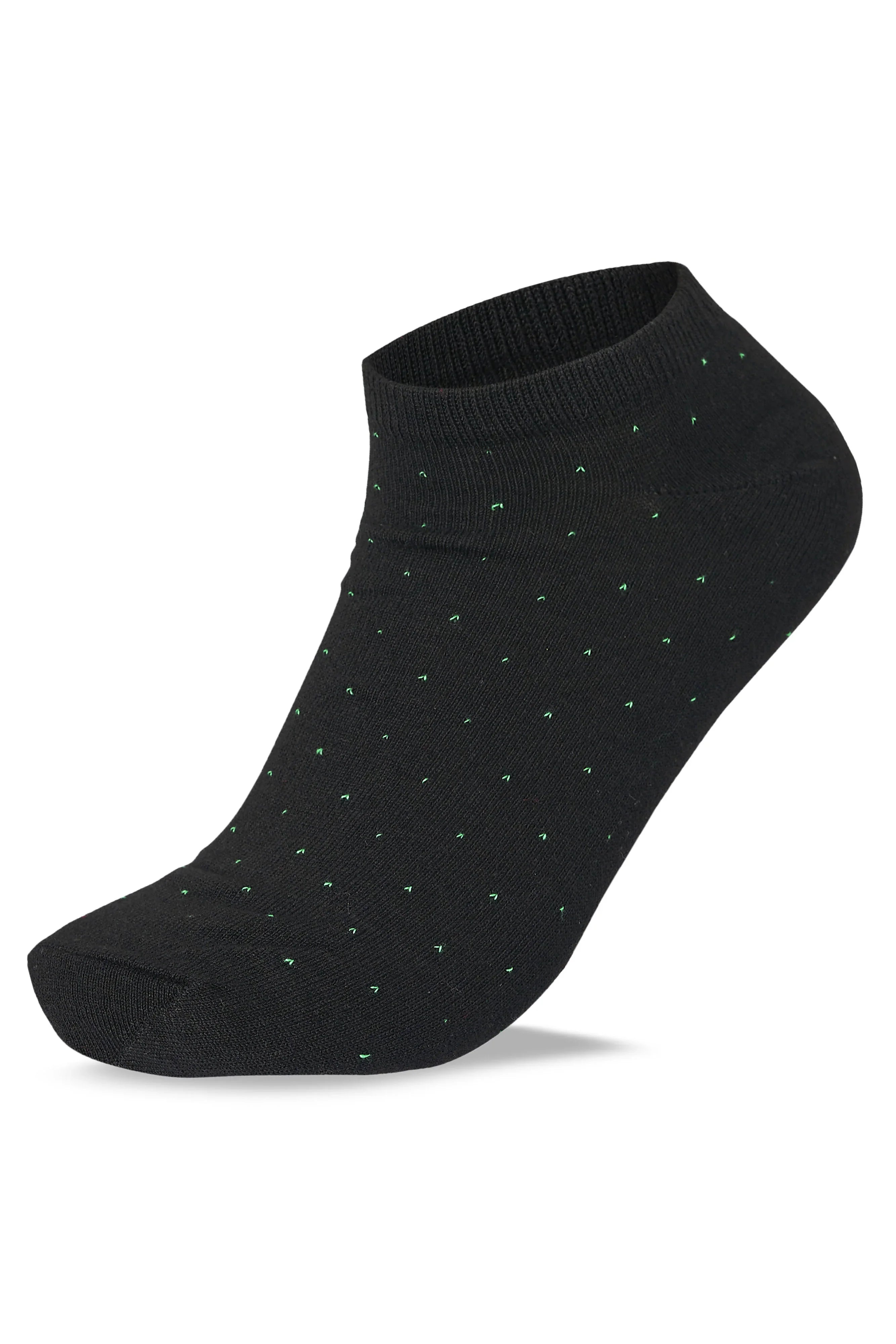 Sam Socks - Men Set Of 3 Ankle Dots Casual Socks Black-Grey-White 3