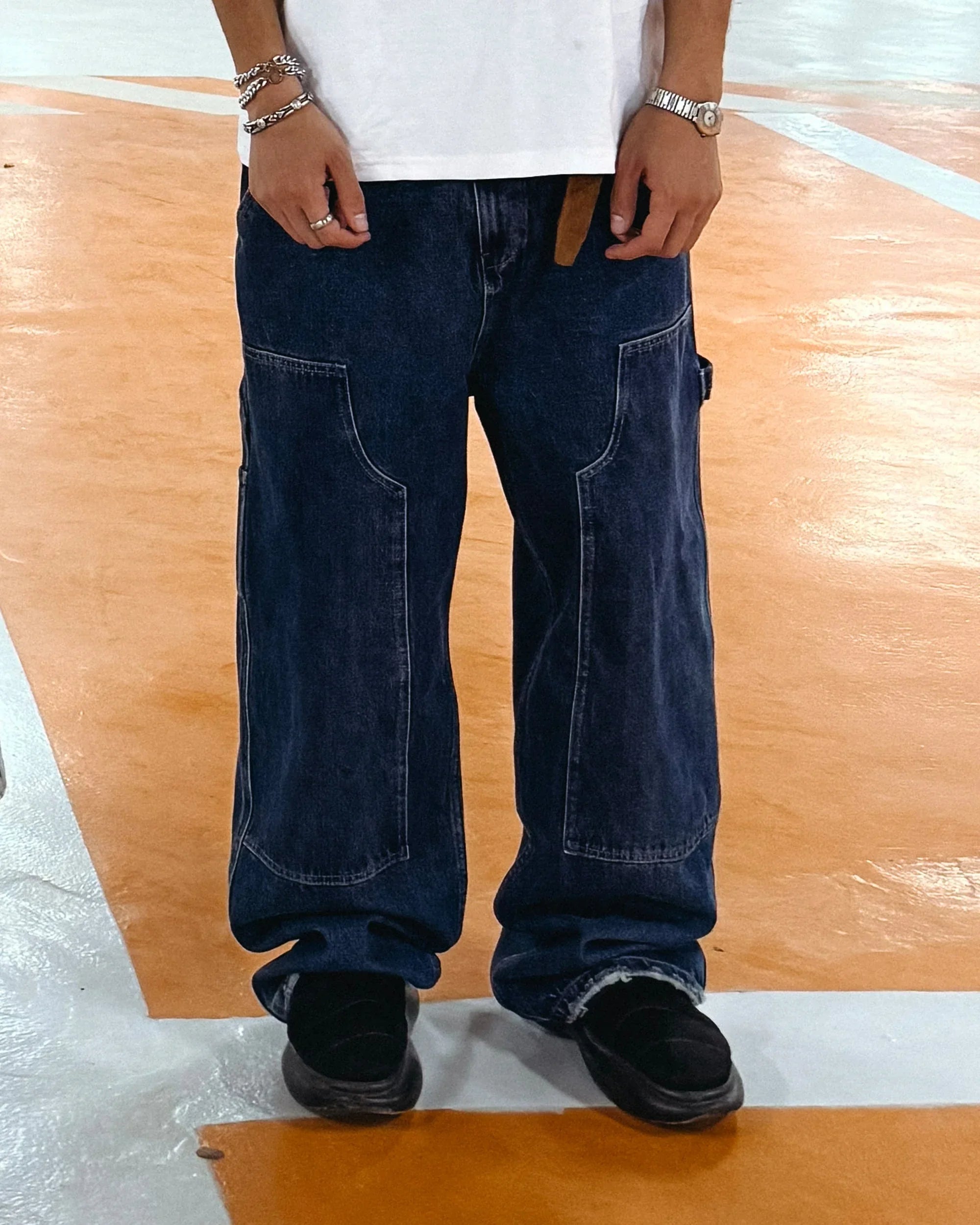 NAS Trends - Carpenter Denim Pant - Blue 1