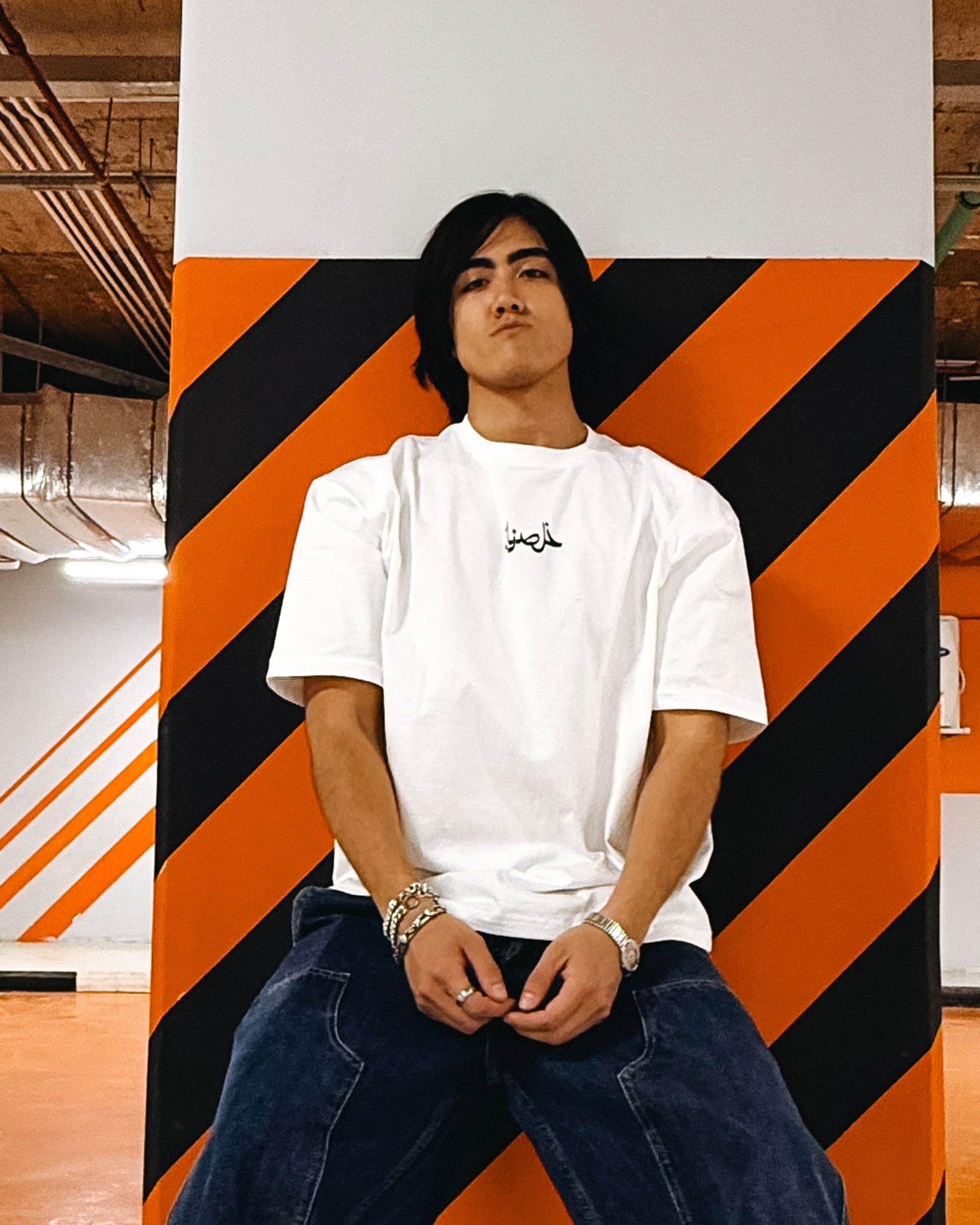 Khalsana Men Oversized SS T-Shirt - Off White - NAS Trends