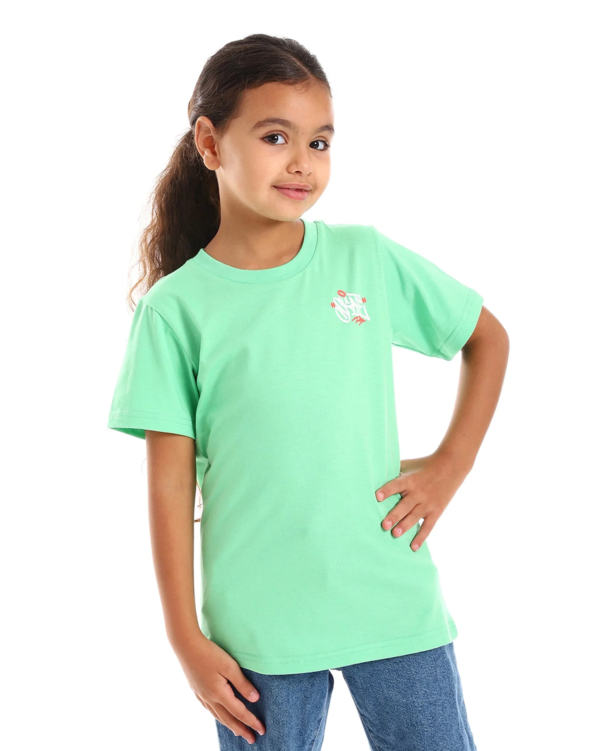 NAS Trends - Skate Kids SS T-Shirt - Apple Green 1