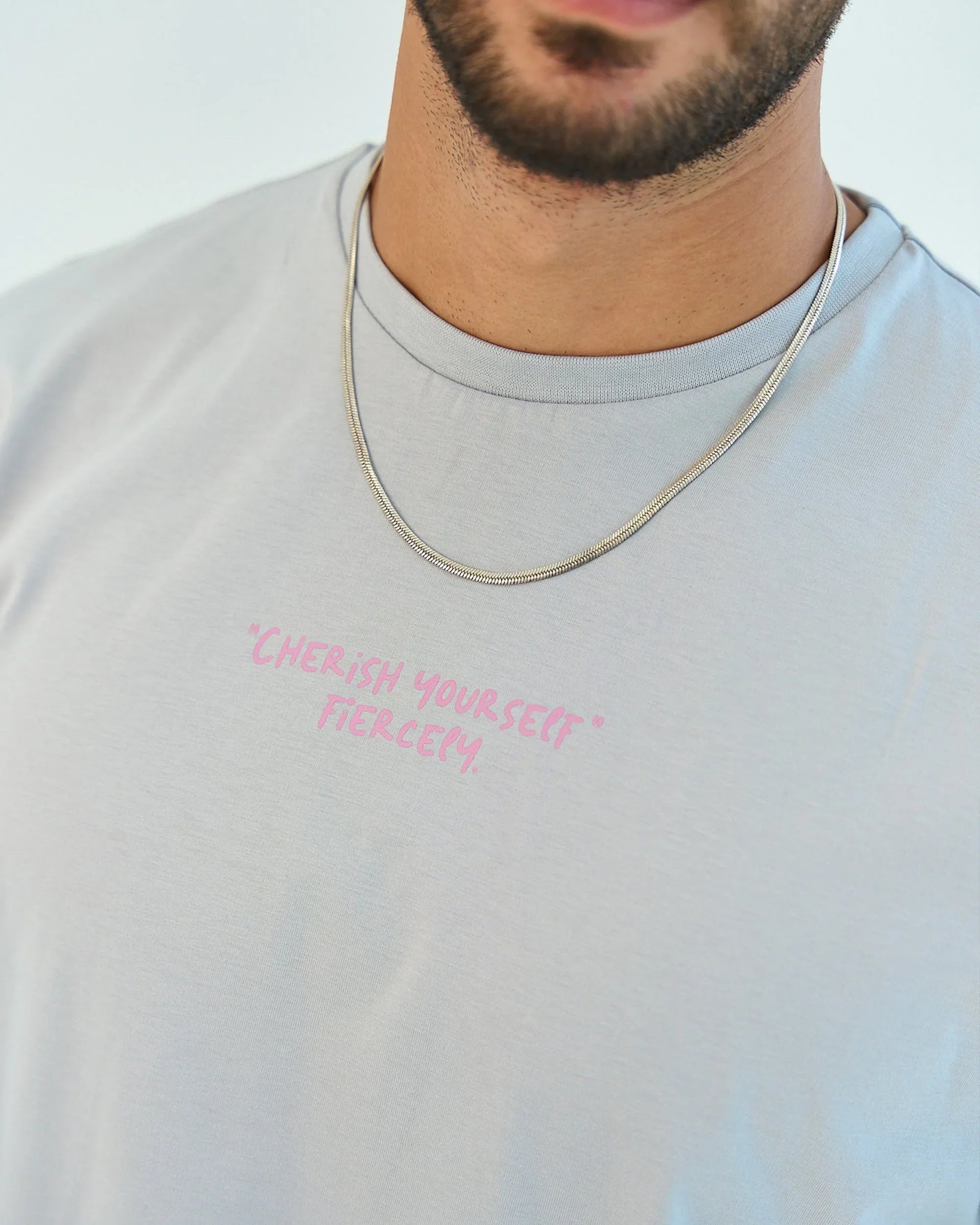 NAS Trends - Whispers Unisex Oversized SS T-Shirt - Grey 3