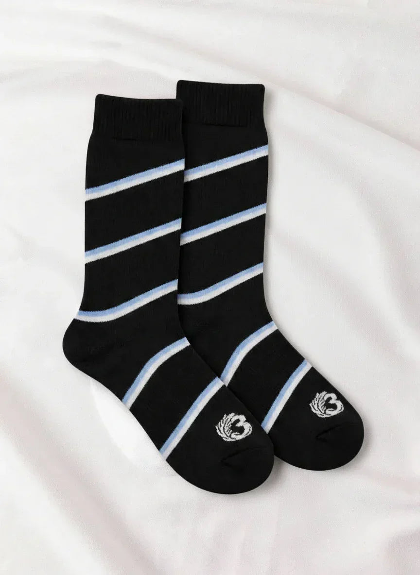 3 Feathers - Men Classic Long Cotton Socks Half Terry Cushion - 3Feathers Cotton Socks - Babazzaro