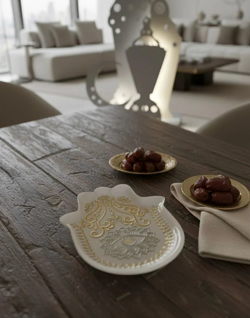 Lavender - Glass kaf plate 1