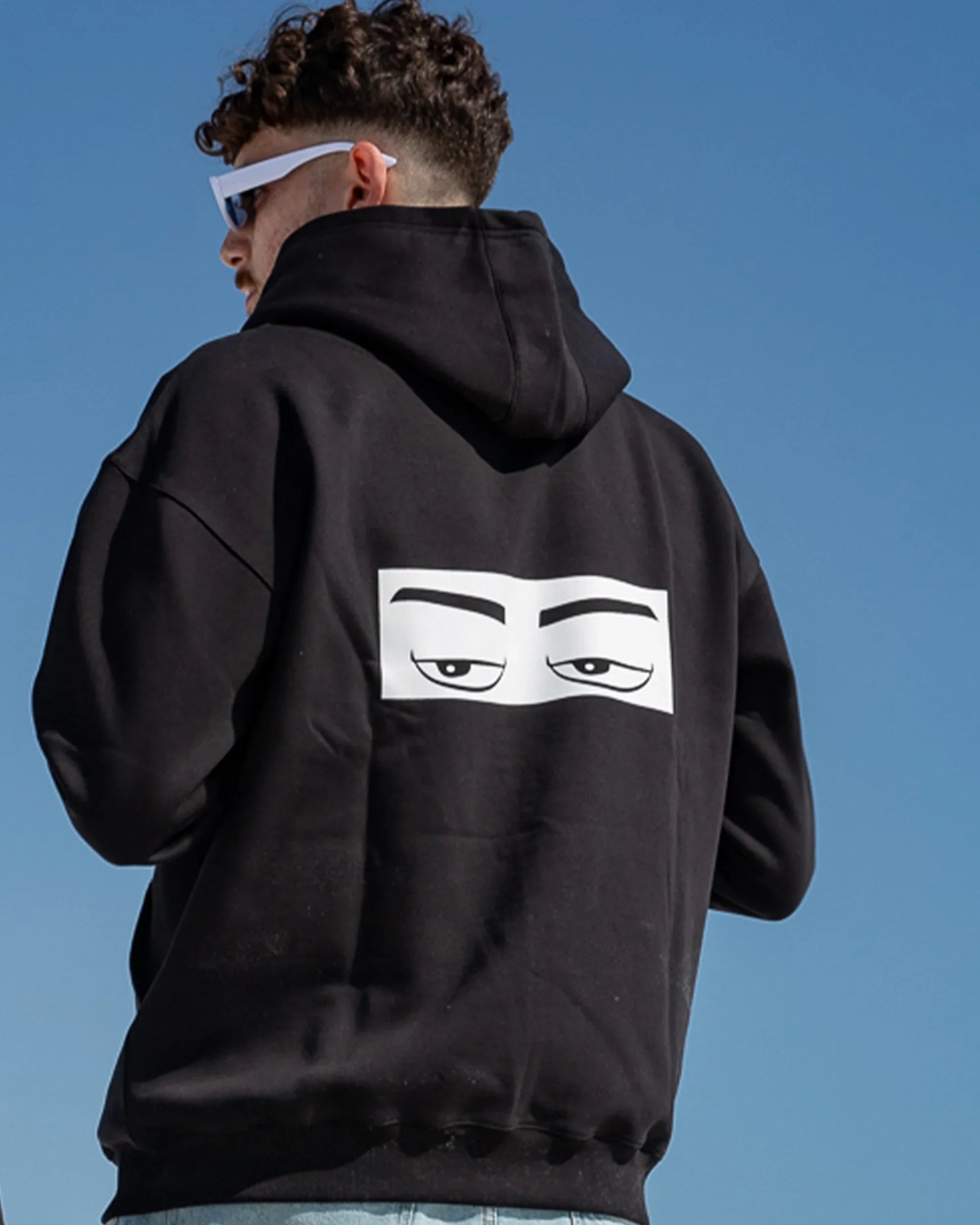 NAS Trends - Ma3lesh Unisex Oversized Hoodie - Black 4
