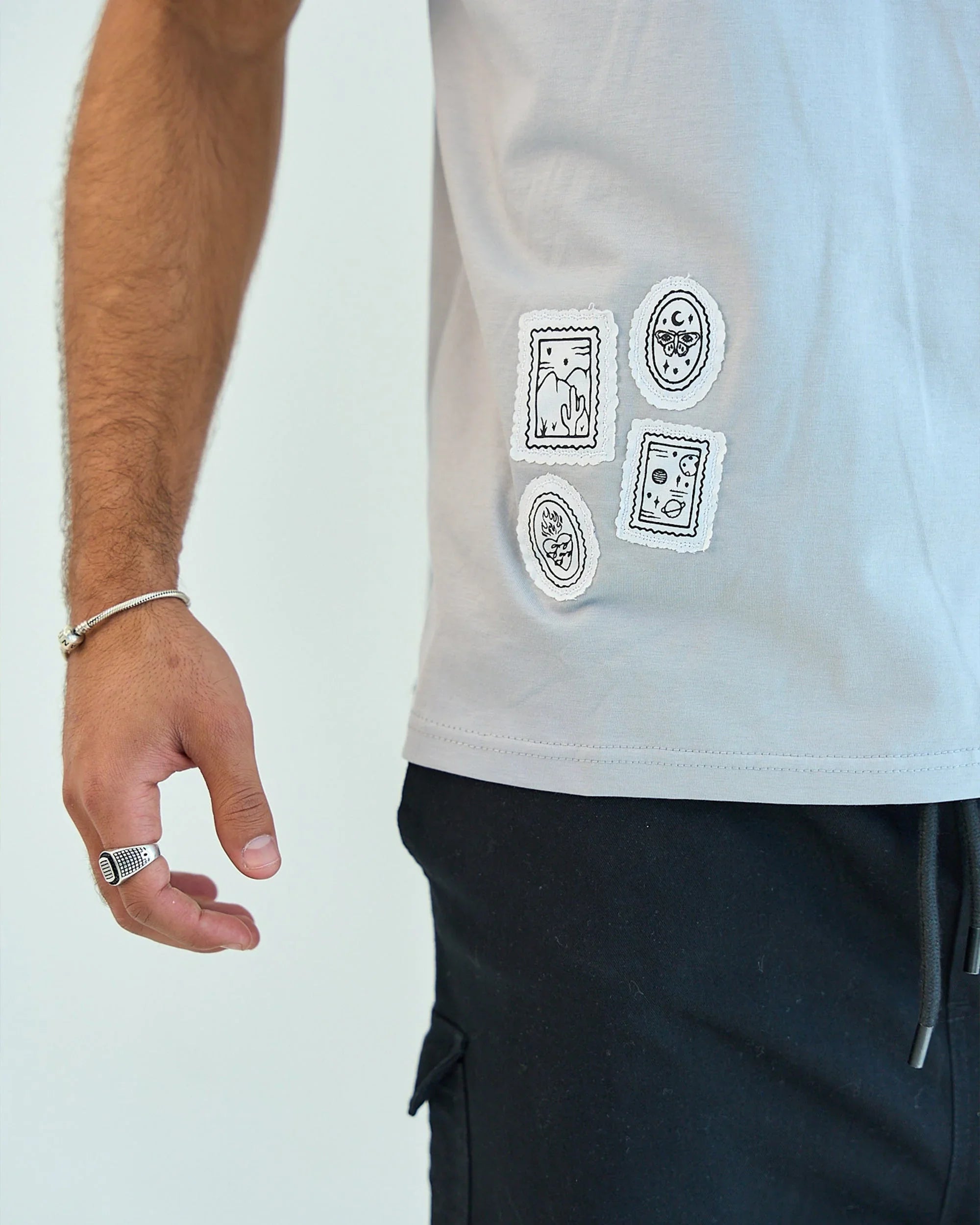 NAS Trends - Whispers Unisex Oversized SS T-Shirt - Grey 4